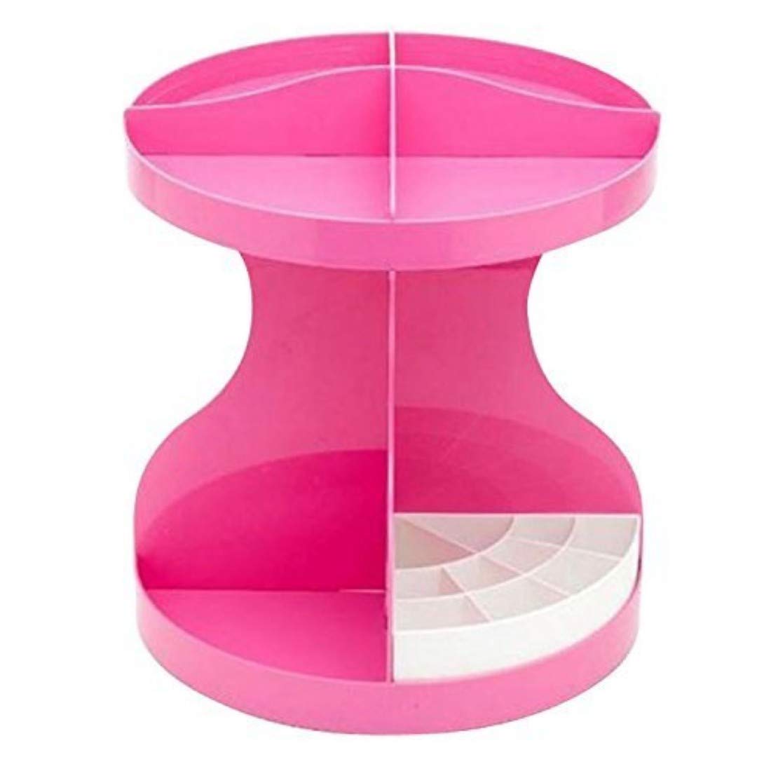360 Degree Rotating Makeup Organizer with Adjustable Compartments - Perfect for Vanity, Bathroom & Bedroom Storage