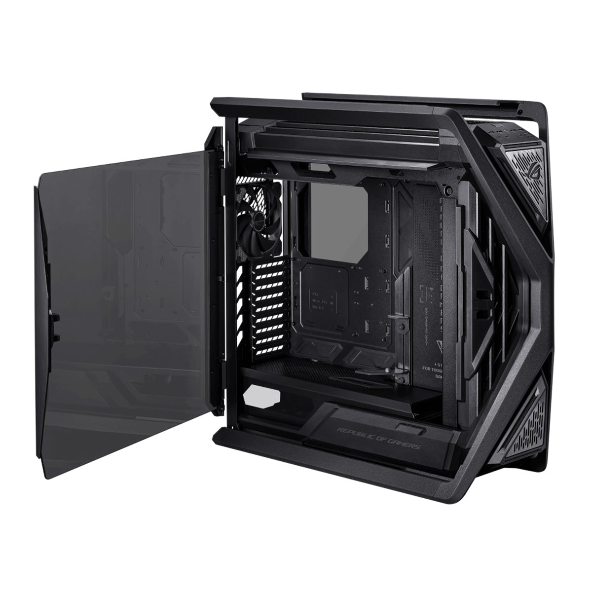 ASUS ROG HYPERION GR701 E-ATX Full Tower Gaming PC Case - Black | High Airflow Design | Premium Build Quality | Perfect for Gaming Rigs & Workstation Builds