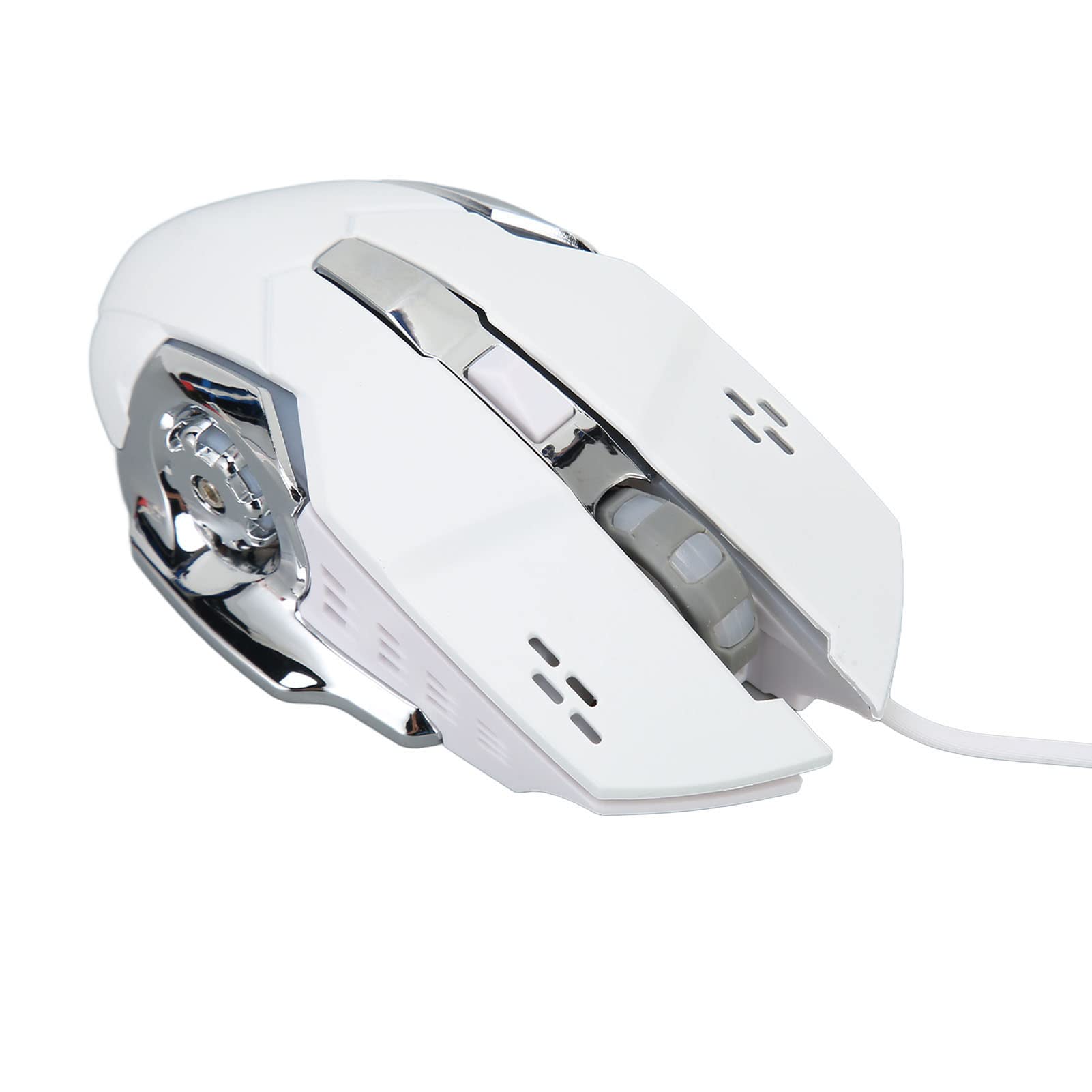 Wired Gaming Mouse with 4 Adjustable DPI Speed Switches, 6 Buttons, Skin-Friendly USB RGB Mouse - Reduces Hand Sweat for PC & Laptop Gaming - Perfect for FPS, MOBA & Office Work