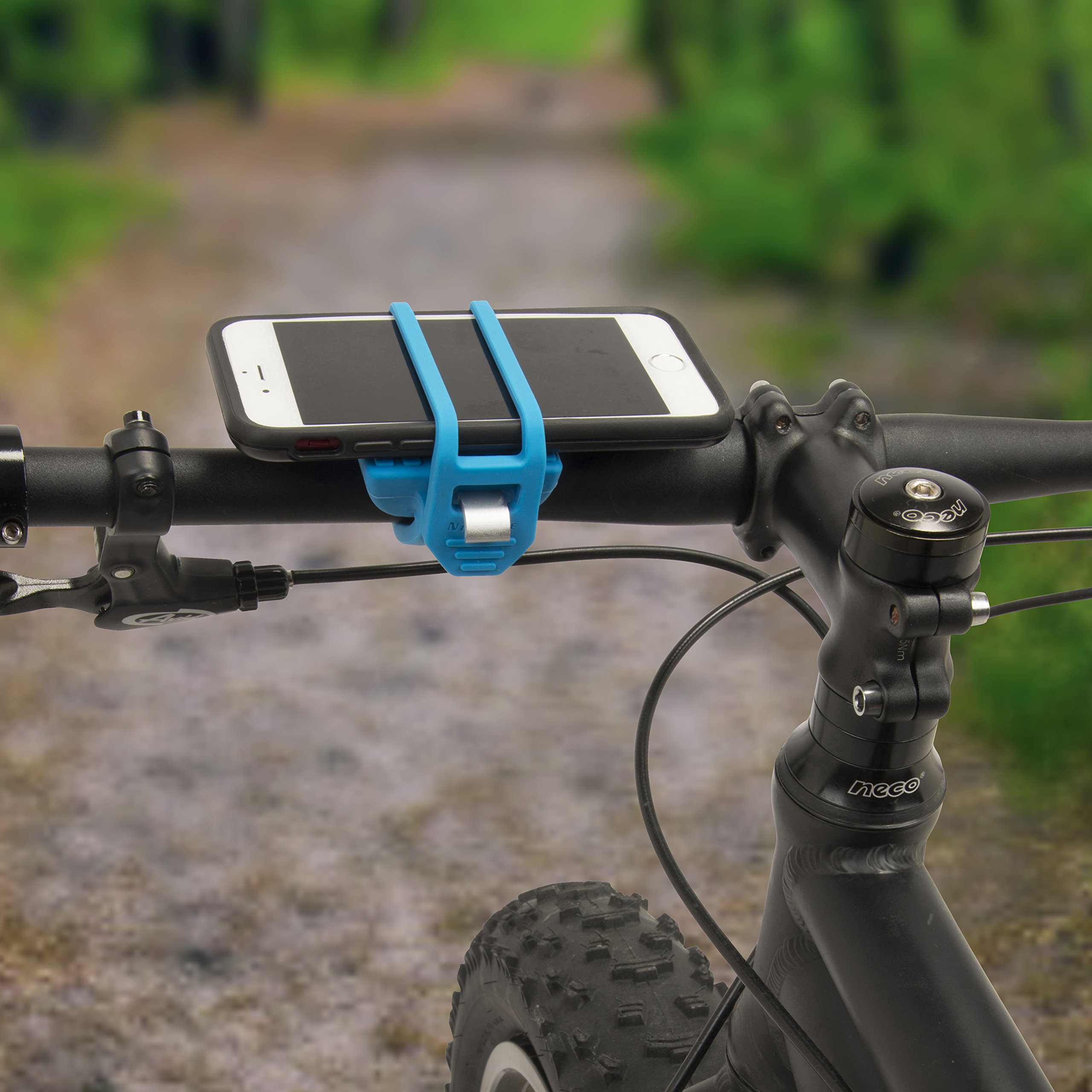 Nite Ize HandleBand Universal Smartphone Bike Mount - Secure Phone Holder for Bicycle Handlebars & Stems - Perfect for Cycling, Commuting & Outdoor Adventures