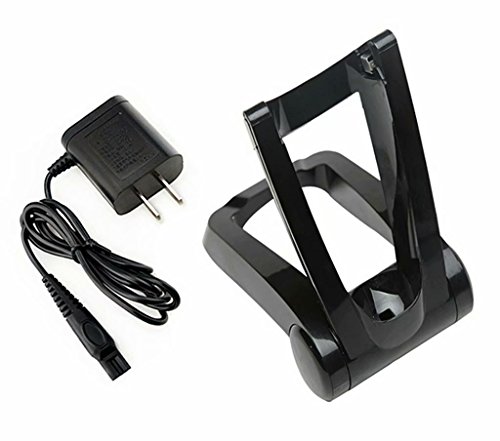 Norelco RQ1200 Series Replacement Folding Charging Stand with Power Cord - Compatible with Philips Norelco Shavers - Perfect for Travel & Home Use