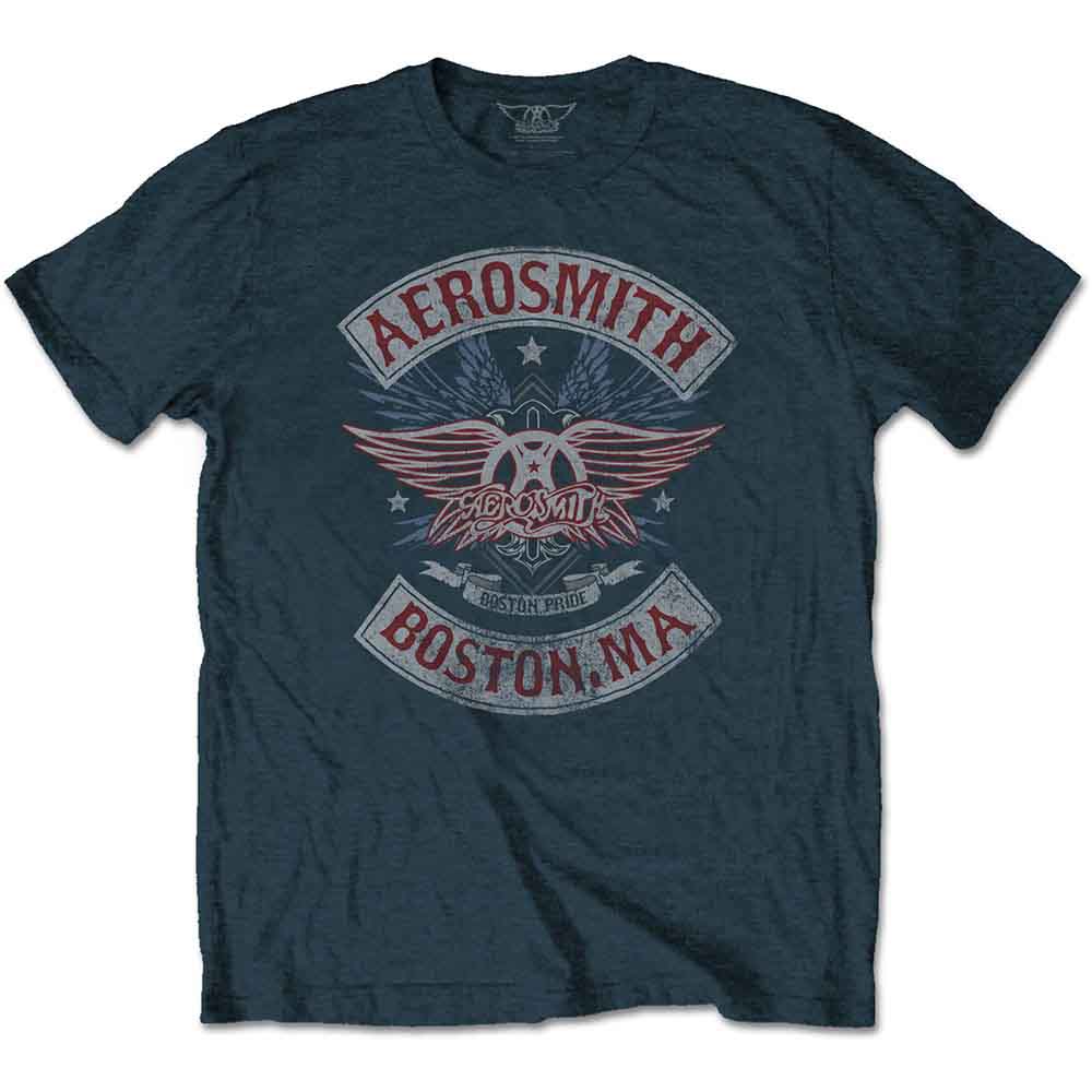 Aerosmith Vintage Rock Band T-Shirt | Boston Pride Graphic Tee for Men & Women | Concert, Casual Wear & Fan Merchandise