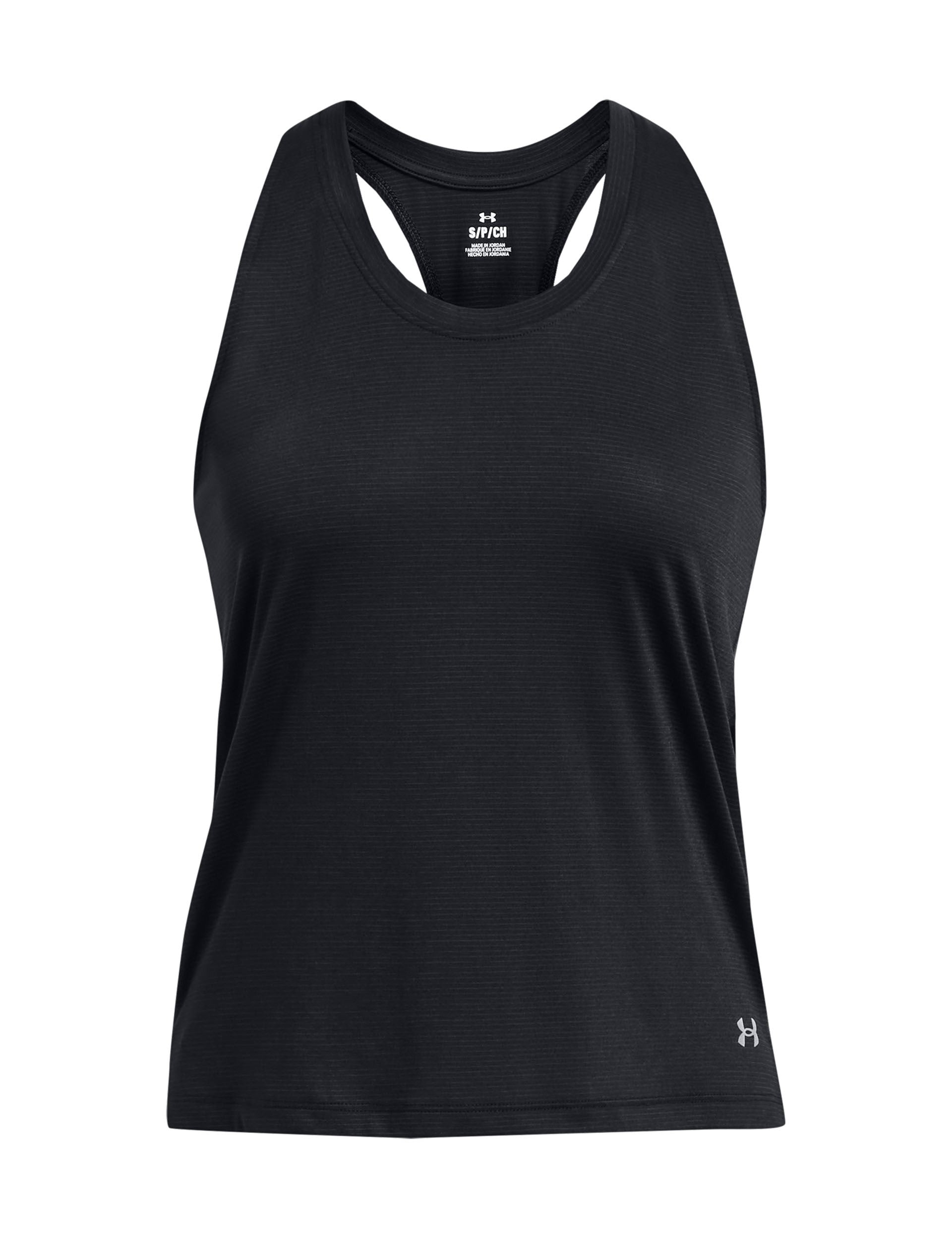 Launch Singlet - Black Reflective Running Top for Men & Women - Perfect for Night Jogging, Gym Workouts & Outdoor Sports