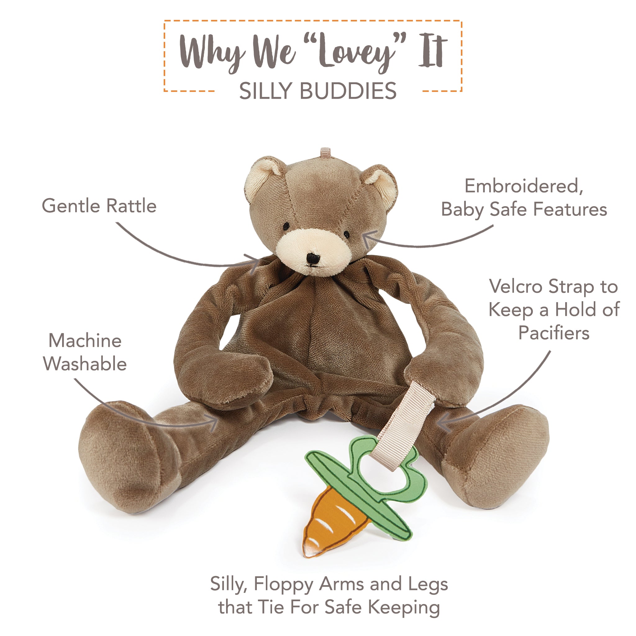 Cubby the Bear Plush Toy - Adorable Stuffed Animal for Kids & Collectors | Perfect for Gifts, Cuddling & Nursery Decor