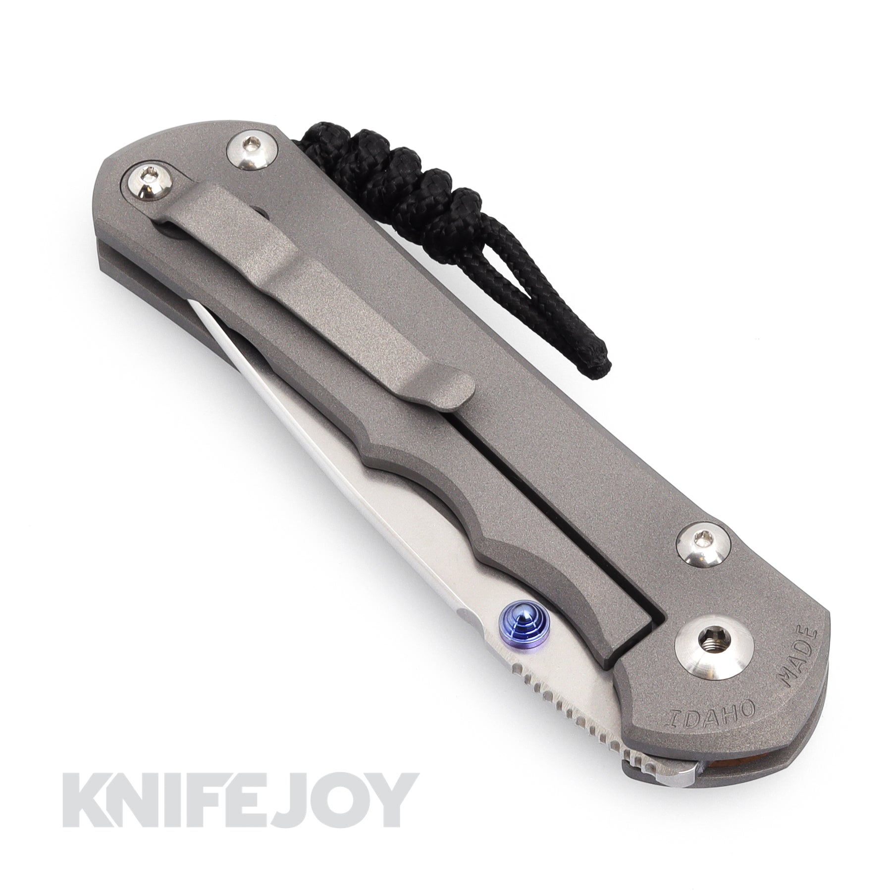 Chris Reeve Knives Large Inkosi Plain Drop Point Magnacut Blade with Titanium Handles - Premium EDC Folding Knife for Outdoor Camping, Hunting & Survival Gear