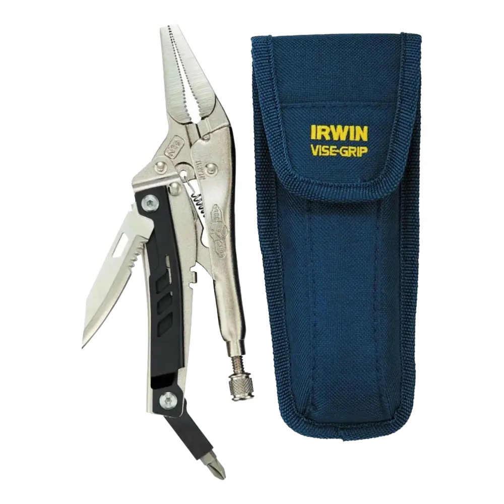 Irwin 6LN Vise Grip Multi Pliers with Pouch - Heavy Duty Locking Pliers for DIY, Auto Repair & Home Improvement (Model 1923491) - Perfect for Plumbing, Welding & Mechanical Work