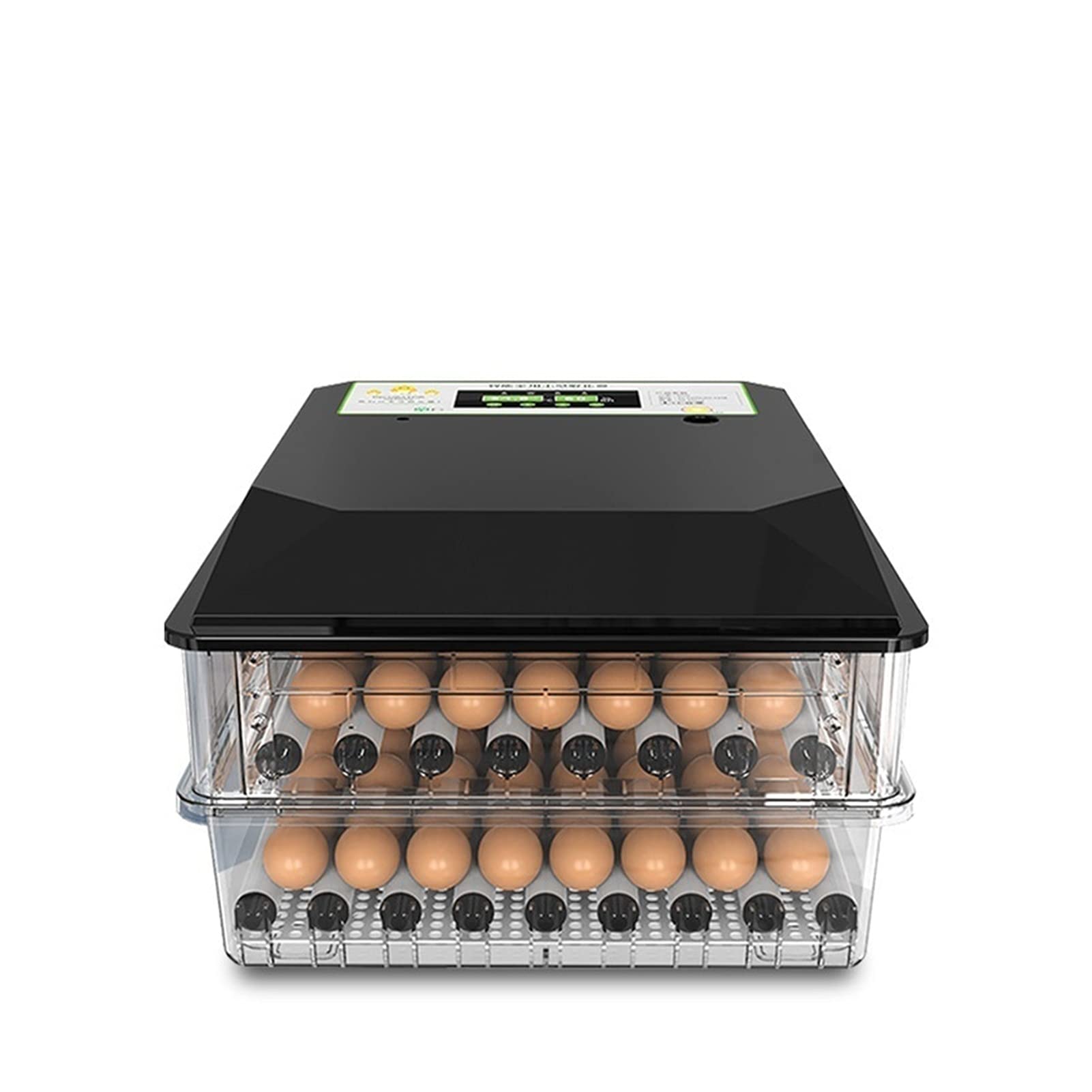 96 Egg Fully Automatic Smart Incubator for Chicken, Duck & Goose - Home Use, Small & Portable - Ideal for Backyard Poultry Farming & Hobbyists (Single Battery Type)