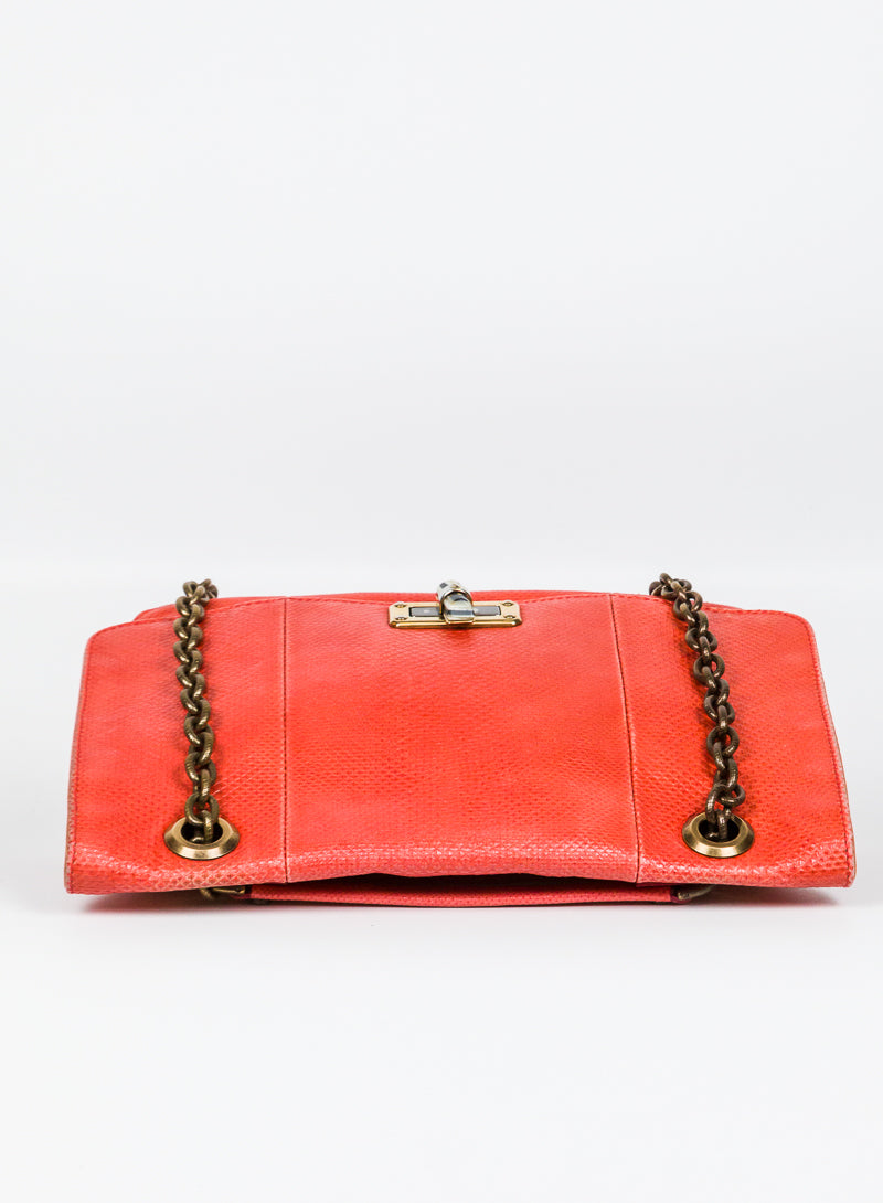 Lanvin Happy Coral Leather Handbag - Luxury Designer Tote for Women | Perfect for Work, Travel & Everyday Use