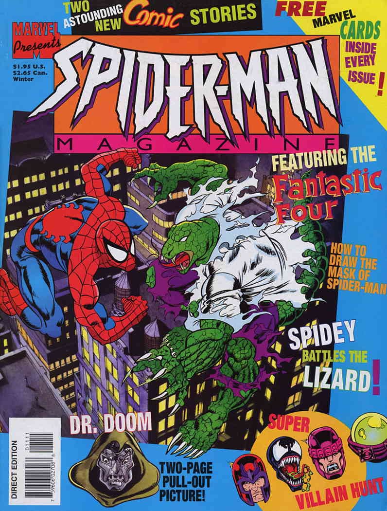 Spider-Man Magazine #11 (with Exclusive Card) VF/NM - Marvel Comic Book Featuring Fantastic Four | Collectible, Gift for Superhero Fans, Perfect for Display & Investment
