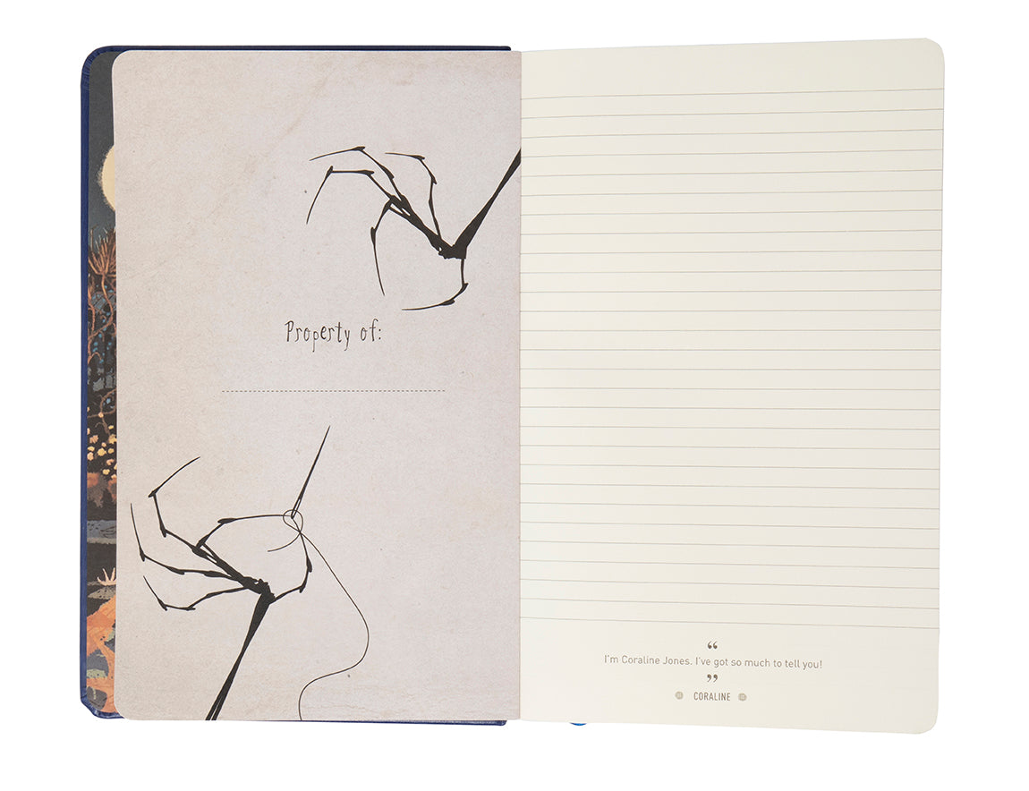 Coraline Hardcover Ruled Notebook - Lined Writing Journal for School, Office & Creative Projects - Perfect Gift for Book Lovers & Journaling Enthusiasts