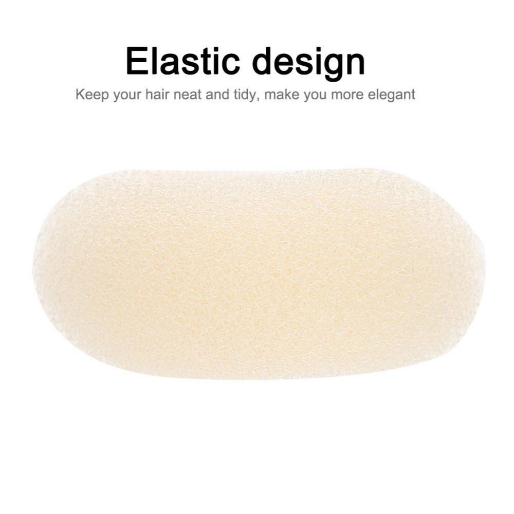 3-Piece Donut Bun Maker Set for Women - Large, Medium & Small Ring Bun Shapers (White) | Perfect for Updos, Chignons & Messy Buns - Salon Quality Hair Styling Tool for Everyday & Special Occasions