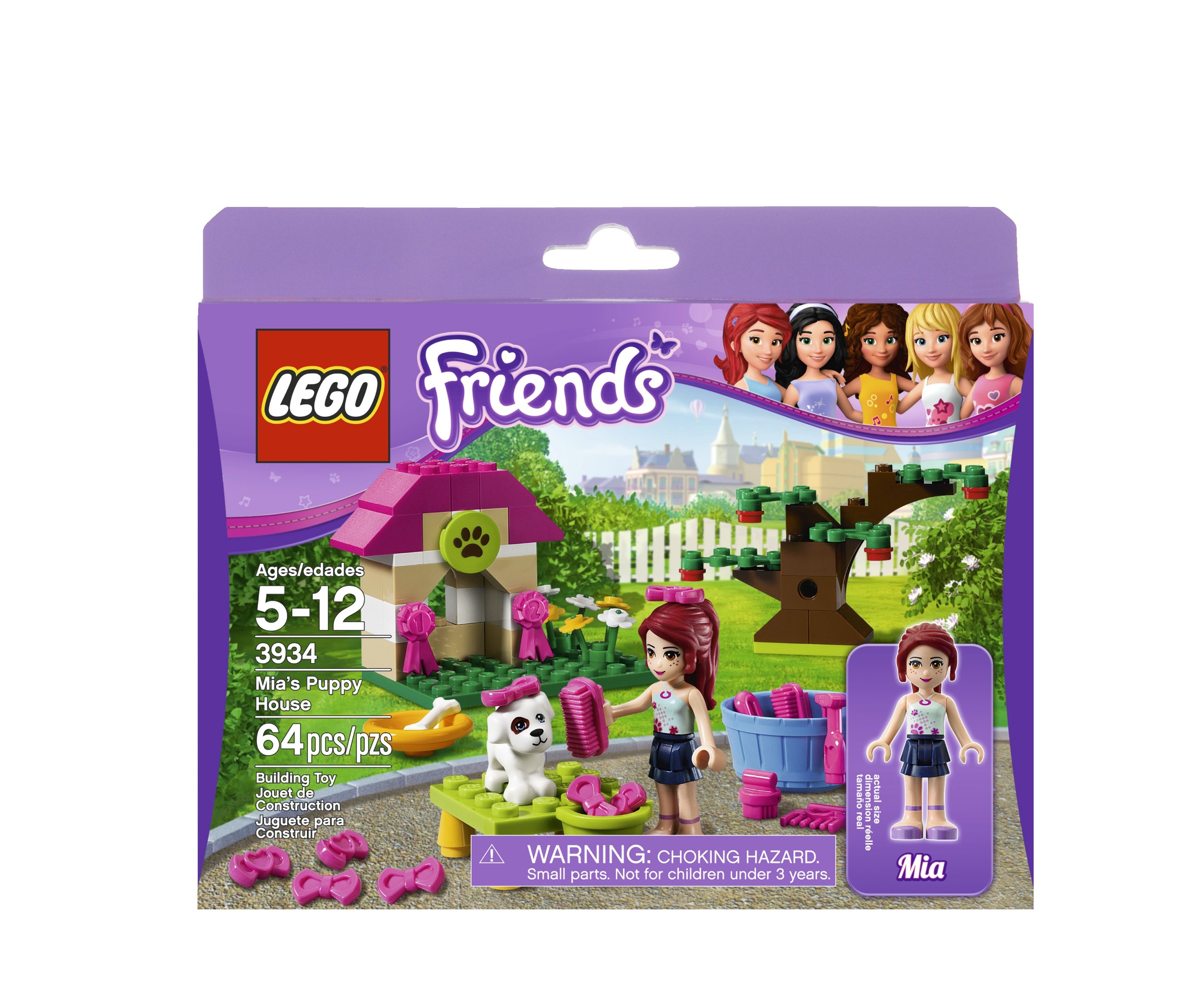 LEGO Friends Mia’s Puppy House Building Toy Set 3934 - Creative Play for Kids, Perfect Gift for Animal Lovers & LEGO Enthusiasts | Great for Birthday Presents & Indoor Activities