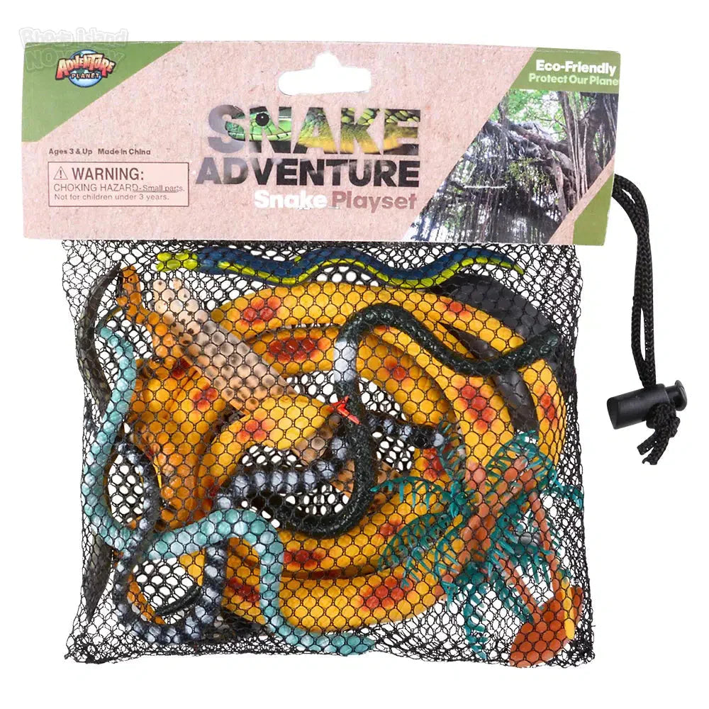 12-Piece Snake Mesh Bag Play Set - Durable & Safe Kids Toy for Outdoor & Indoor Play, Birthday Gifts, Sensory Development