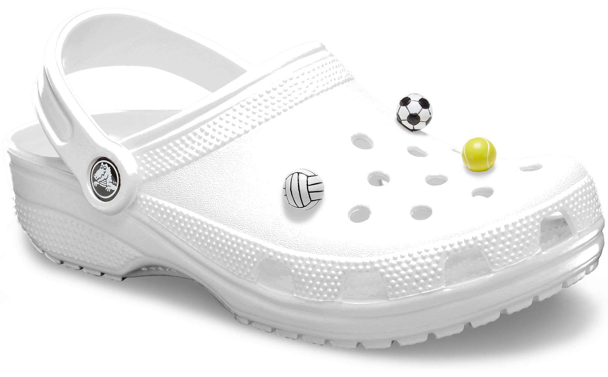 Crocs Classic Clog for Men & Women with 3-Pack Jibbitz Charms - Comfortable Slip-On Shoes for Casual Wear, Gardening & Outdoor Activities