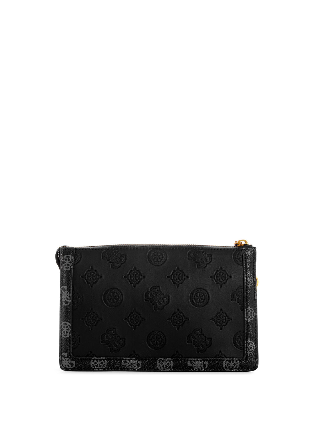 Black Logo Abey Multi-Compartment Shoulder Bag for Women | Stylish Crossbody Purse with Multiple Pockets | Perfect for Work, Travel & Everyday Use