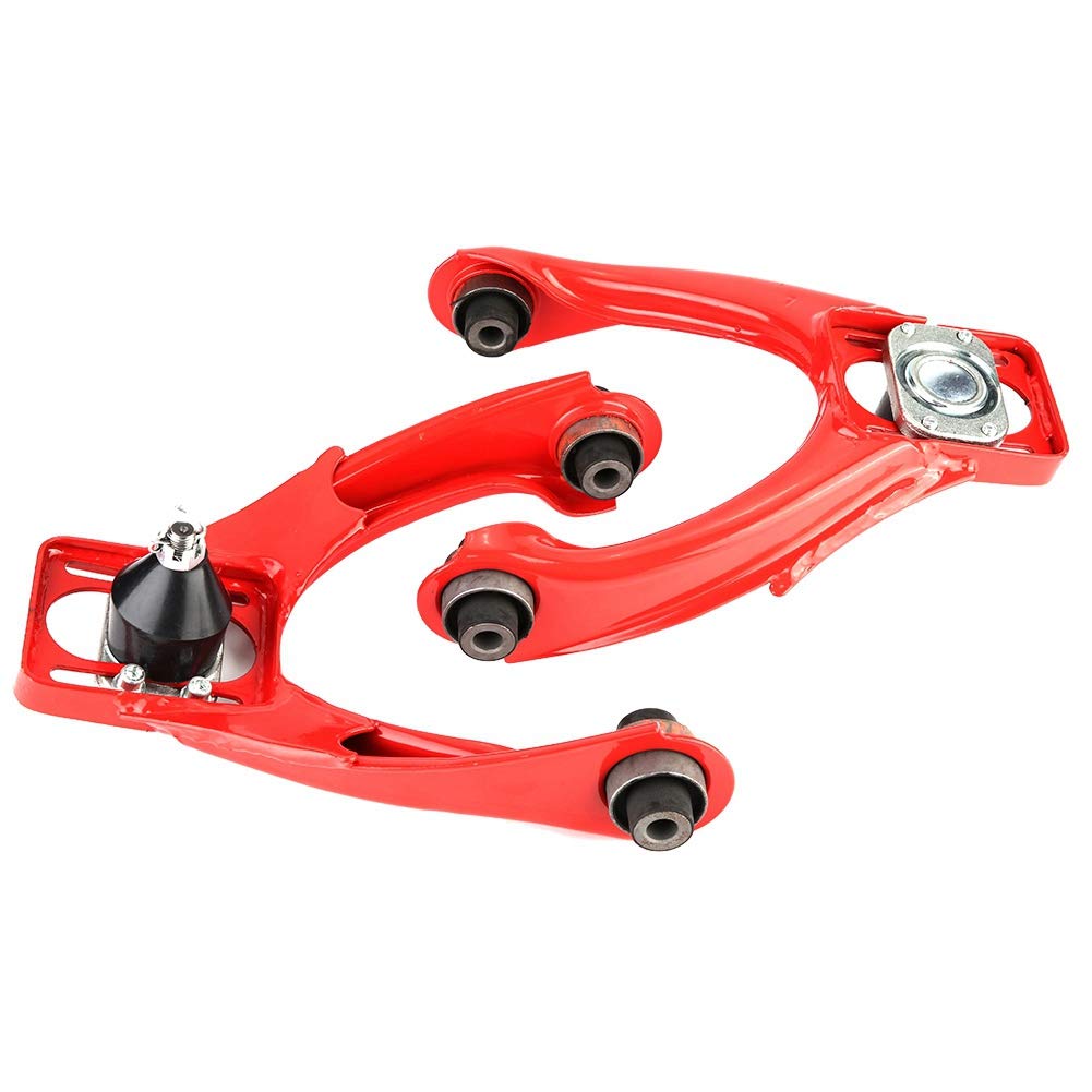 Adjustable Camber Arm Kit - Left & Right Front Upper Control Arms for Honda Civic 1996-2000 - Compatible with Front Upper/Lower Control Arm & Ball Joint Assembly - Perfect for Performance Tuning & Suspension Upgrades
