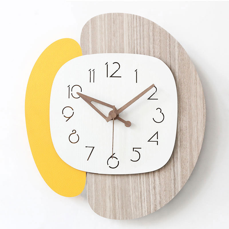 Modern Silent Wall Clock - Noiseless & Punch-Free Design for Home, Office, and Classroom Decor | Perfect for Quiet Spaces