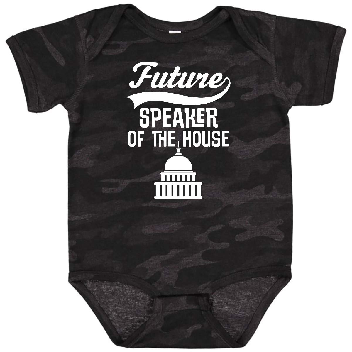 Inktastic Future Speaker of The House Congress Job Baby Bodysuit - Cute Political Onesie for Babies & Toddlers - Perfect for Election Day, Political Events & Patriotic Photo Shoots