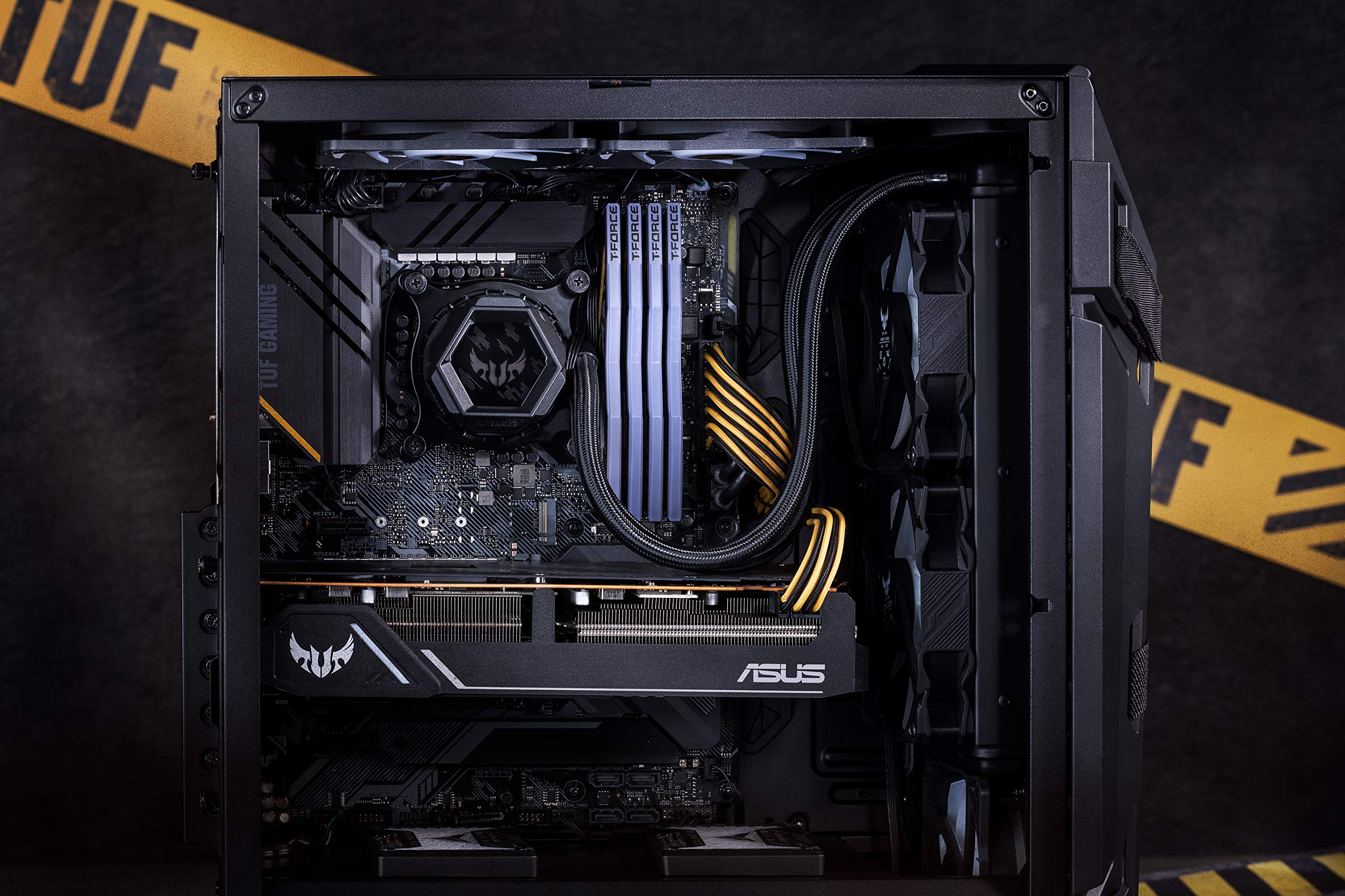 ASUS TUF Gaming LC 120 RGB AIO Liquid CPU Cooler - 120mm RGB Radiator with Aura Sync, High-Performance Cooling for Gaming PC Builds - Perfect for Overclocking and Silent Operation in Gaming Rigs and Workstations