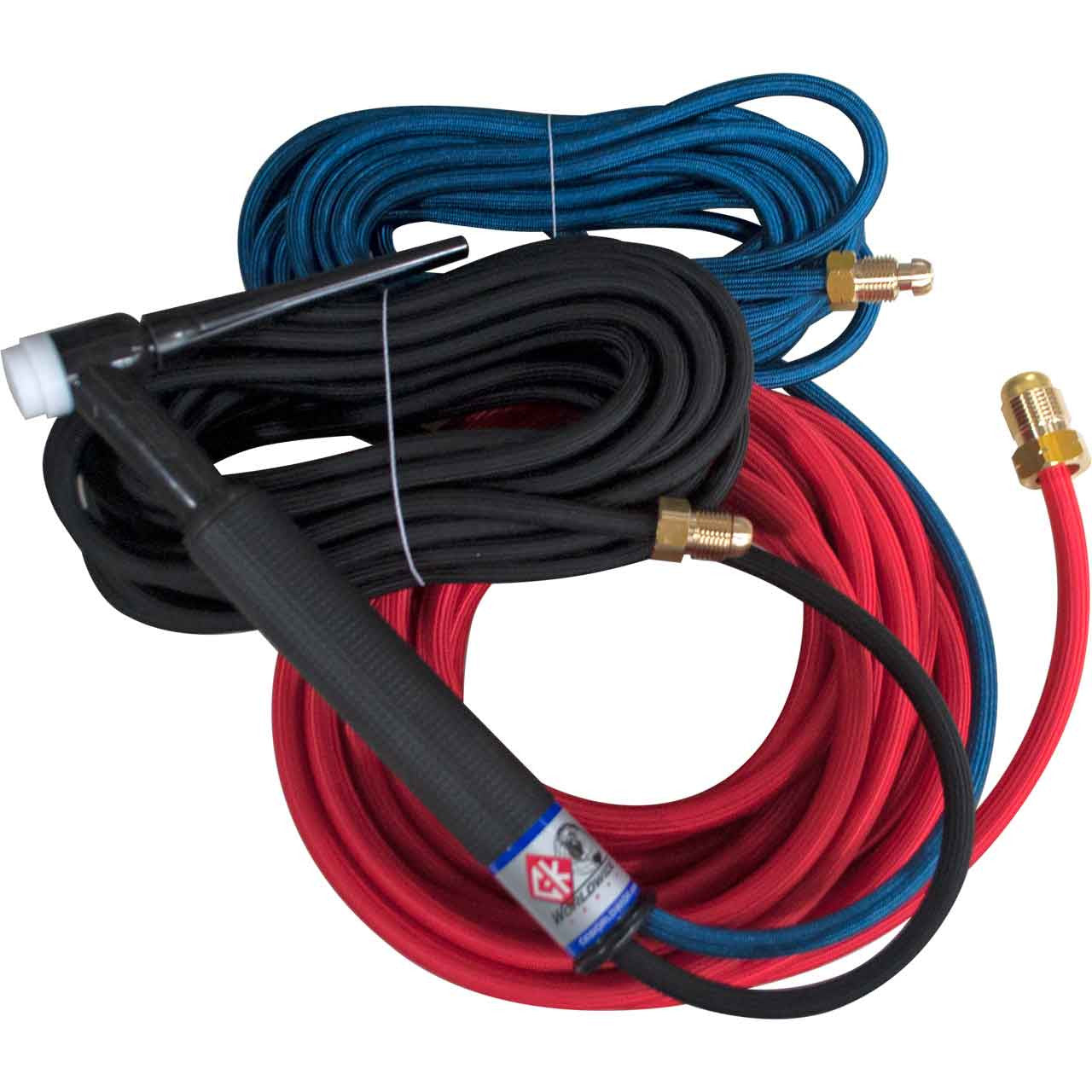 CK Worldwide 350A Water Cooled TIG Torch CK18 - Professional Welding Torch for Aluminum, Stainless Steel & Metal Fabrication - Perfect for Industrial, Automotive & DIY Welding Projects
