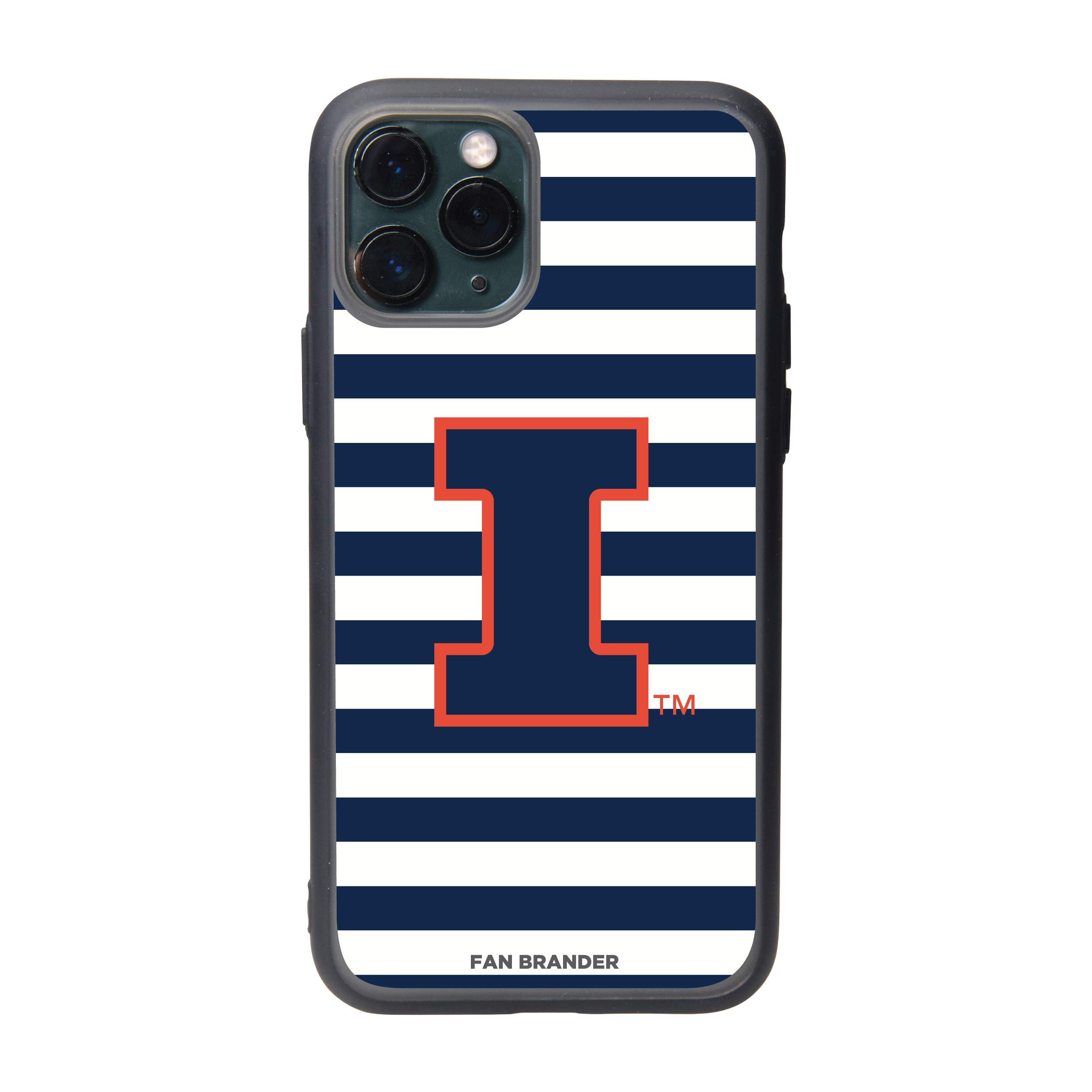 NCAA Fan Brander Phone Case with Stripes Design - Durable Protective Cover for iPhone & Samsung - Perfect for Game Day & School Spirit