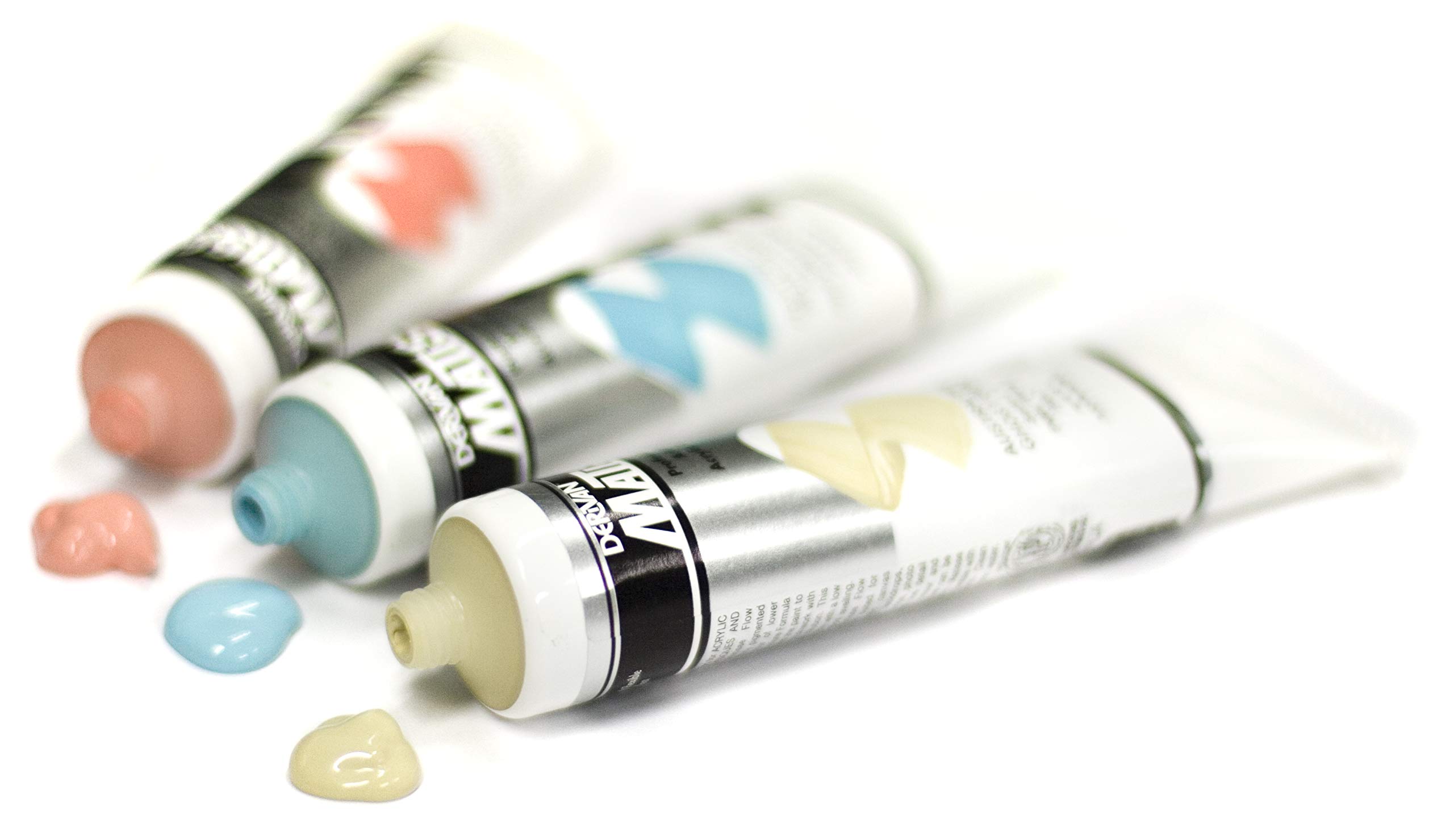 Matisse Flow Acrylic Paint 75ml Tube - Rose Madder Hue | Professional Artist Quality Acrylics for Canvas Painting, DIY Crafts & Home Decor Projects