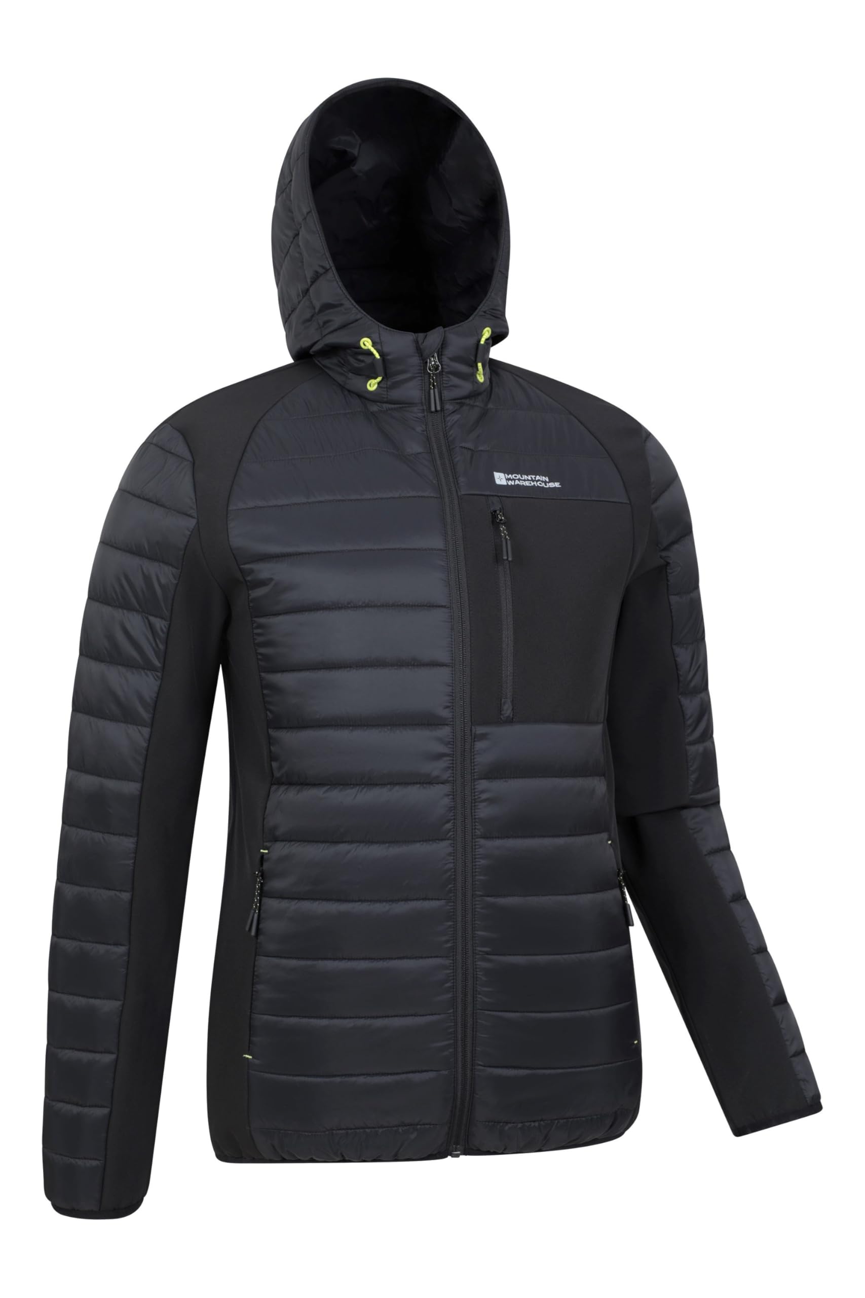 Mountain Warehouse Men's Turbine Softshell Jacket - Waterproof Windproof Winter Travel Coat for Hiking, Skiing & Outdoor Adventures
