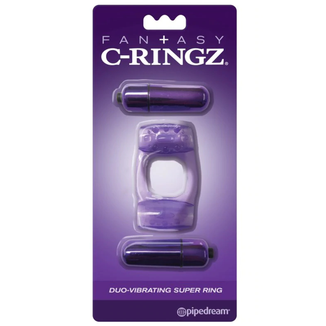 Fantasy C Ringz Duo - Vibrating Couples Ring for Enhanced Pleasure - Perfect for Romantic Nights & Couples Play