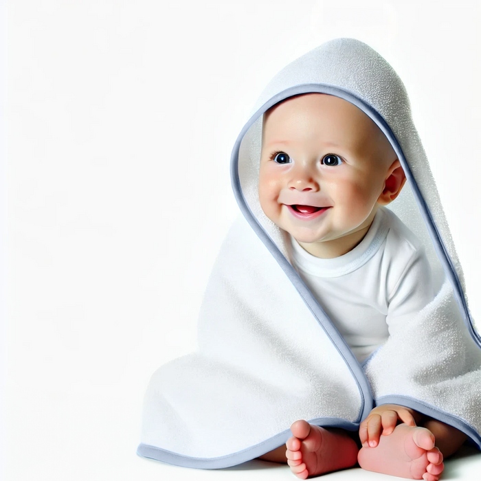 Soft and Absorbent Kidu Hooded Baby Towel - Cute Animal Design for Newborns & Toddlers - Perfect for Bath Time, Swimming, and After-Spa Warmth