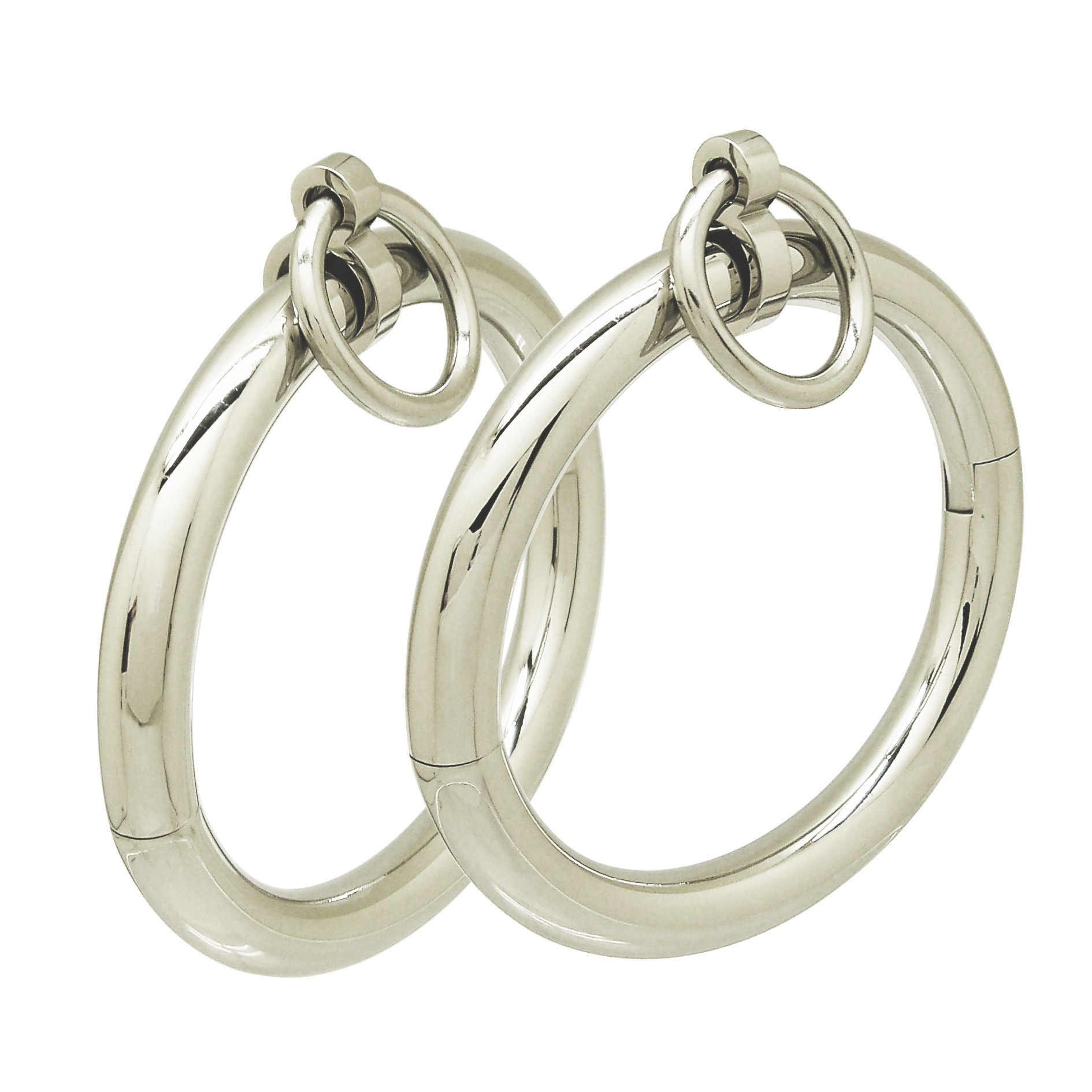Lockable Stainless Steel Cuff Bracelets with Removable O Ring - Adjustable Bangle for Couples, Friendship & Fashion Jewelry - Perfect for Gifts, Parties & Everyday Wear
