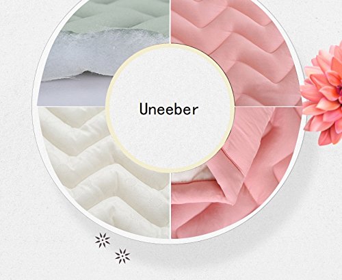 Uneeber Handmade Weaving Plush Foam Baby Play Mat - Soft & Thick Hypoallergenic Crawling Rug for Infants, Toddlers & Kids | Non-Toxic Reversible Play Blanket, Yoga & Exercise Mat | Perfect for Nursery, Playroom & Home Gym