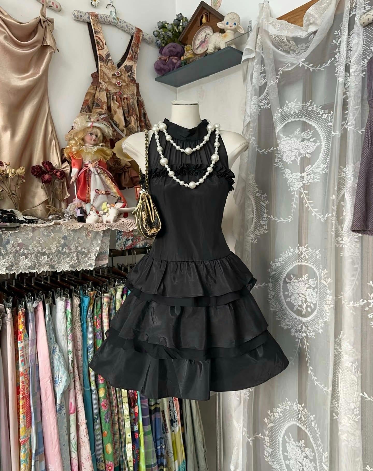 Elegant A-Line Tiered Black Short Dress - Sweet Homecoming Party Dress J6618 | Perfect for Prom, Cocktail Parties & Special Occasions