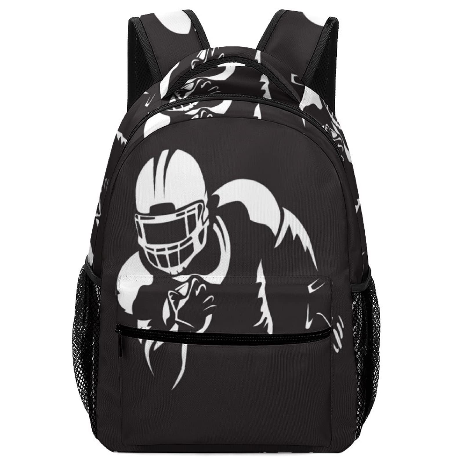 Lightweight Waterproof Travel Backpack for Men - Large Laptop Backpack with USB Port, Durable Carry On Bookbag for Hiking, Camping & Daily Use | Perfect for American Football Players & Outdoor Enthusiasts