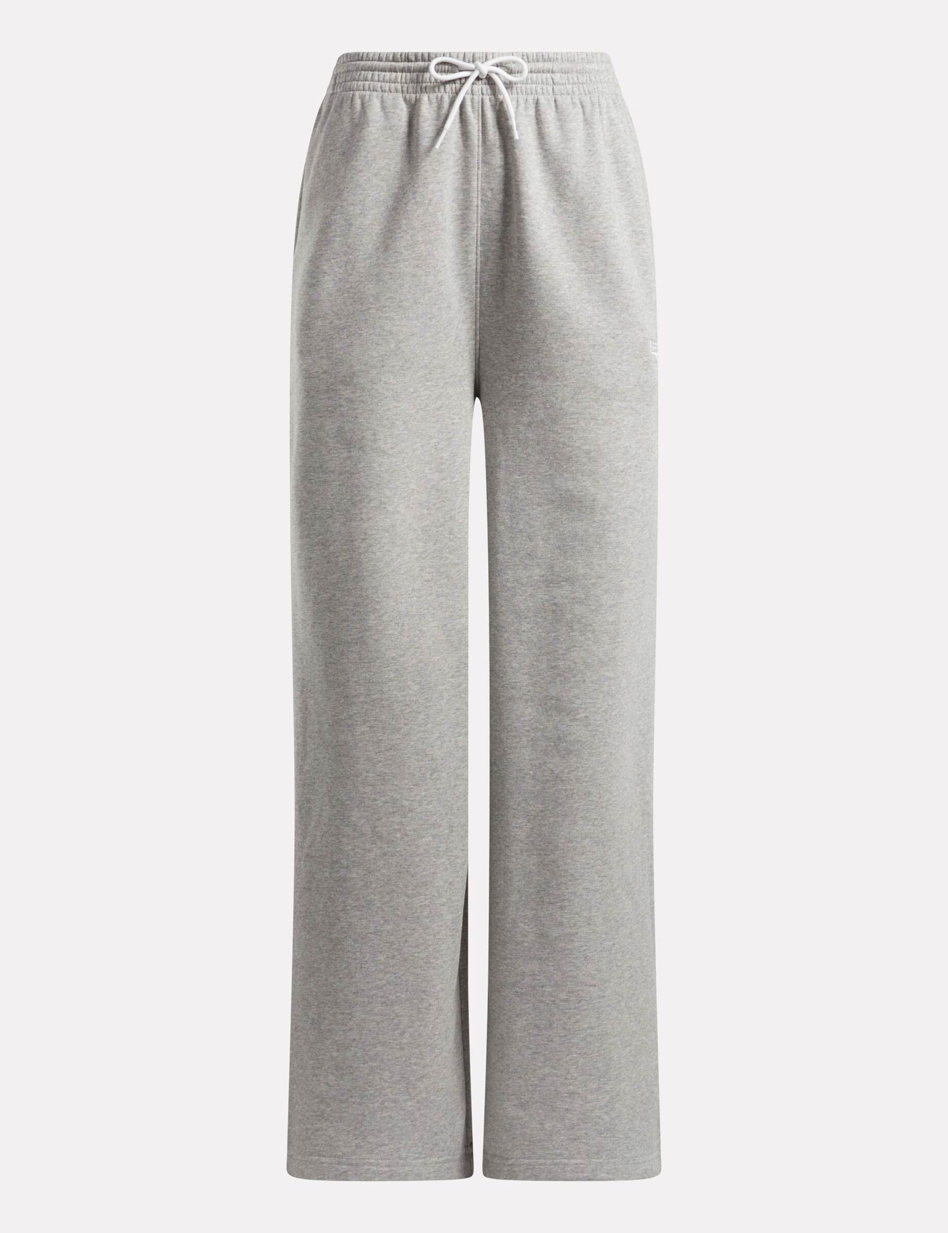 Identity Fleece Wide Leg Pants for Women - Medium Grey Heather | Cozy Lounge Pants for Home, Yoga & Casual Outfits