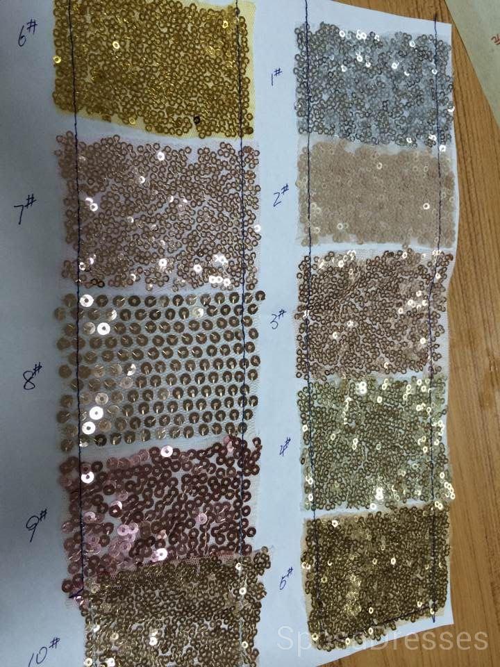 Sparkly Gold Long Evening Dress with High Side Slit - Sexy Prom & Sweet 16 Dresses | Custom Sizing Available | Perfect for Formal Events, Parties & Special Occasions