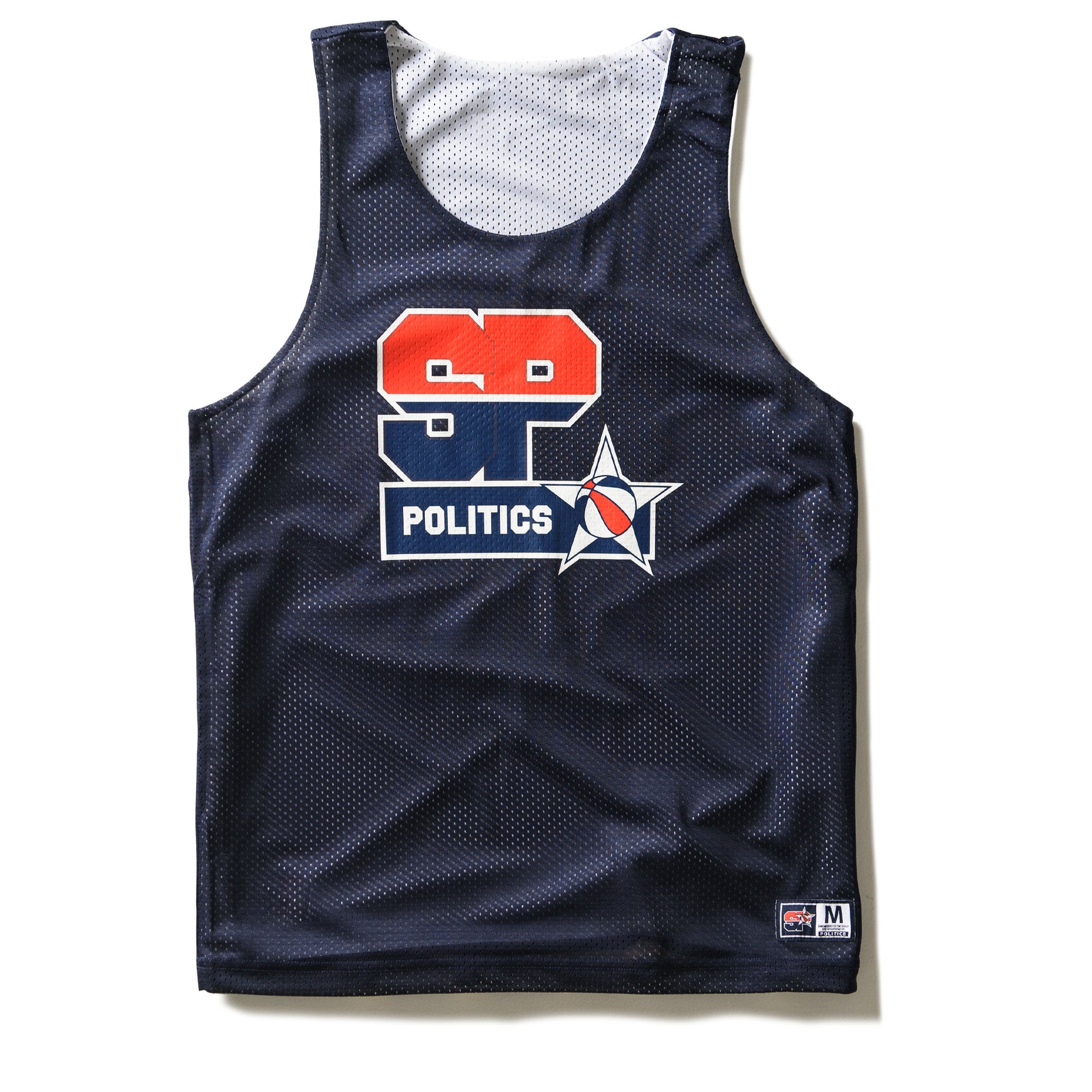Reversible Mesh Jersey - Navy/White | Comfortable & Breathable Sports Apparel for Men & Women | Perfect for Basketball, Running & Gym Workouts