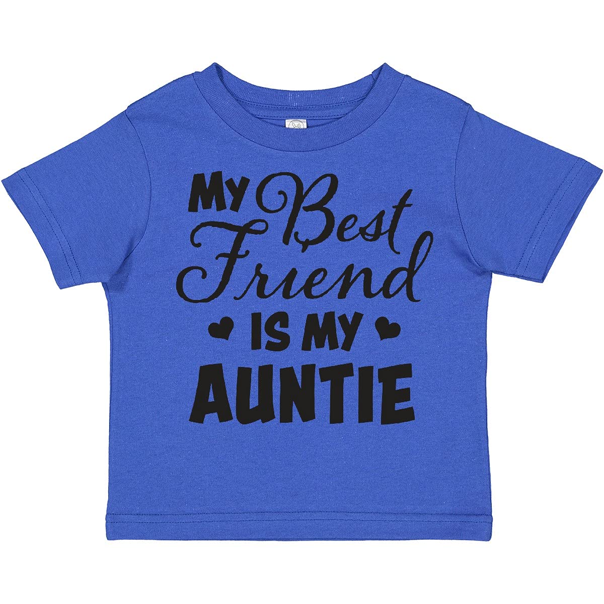 My Best Friend is My Auntie with Hearts Toddler T-Shirt - Perfect for Family Gatherings & Playdates