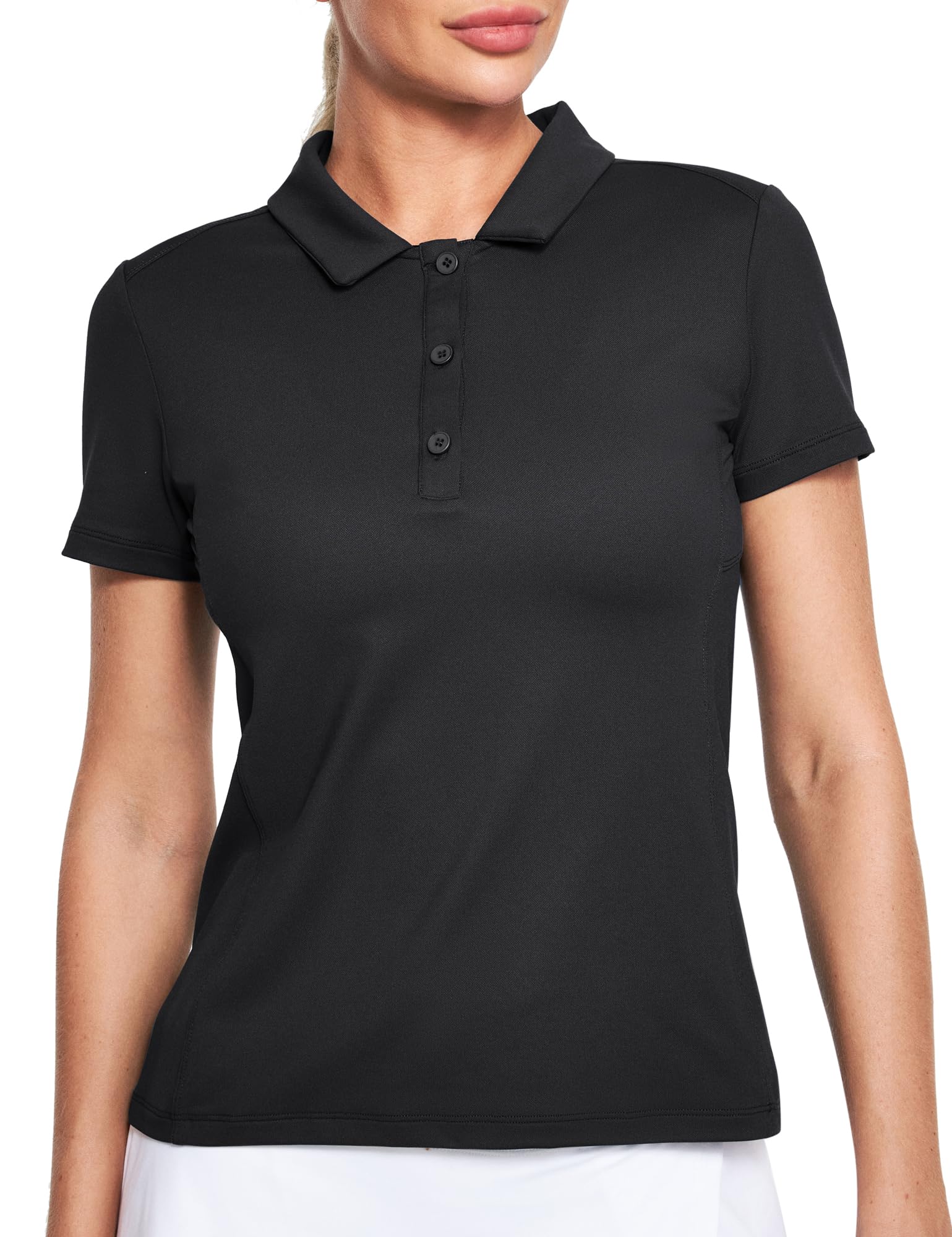 Ewedoos Women's Short Sleeve Polo Shirts - UPF 50+ Quick Dry Golf & Tennis Shirts with Collar - Perfect for Golf, Tennis, and Casual Summer Outfits