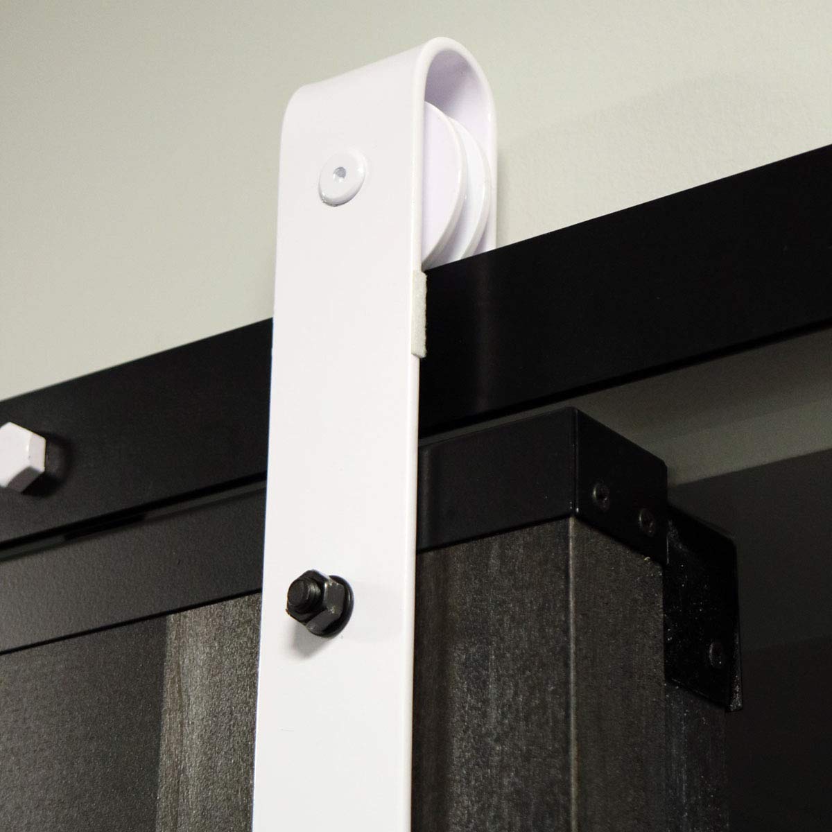 Premium Wagon Wheel Horseshoe Roller Hanger for Barn Doors - 1 3/4