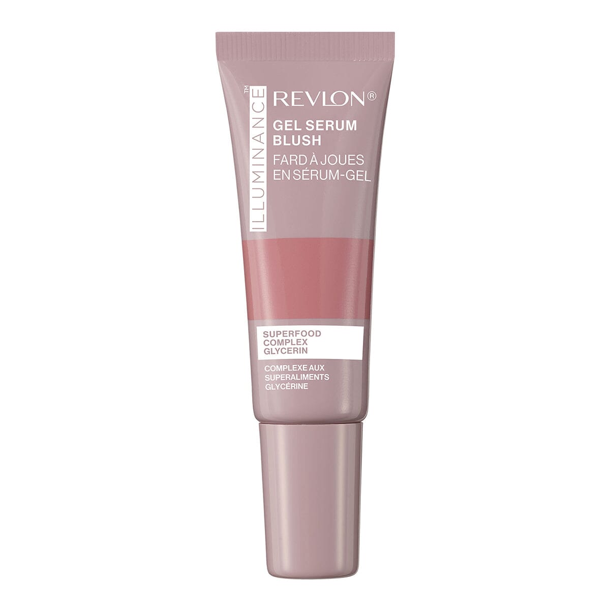 Revlon Illuminance Gel Serum Blush - Enchanting Mauve Tint, Long-Lasting & Buildable Cheek Color for a Natural Glow | Perfect for Day & Night Makeup Looks