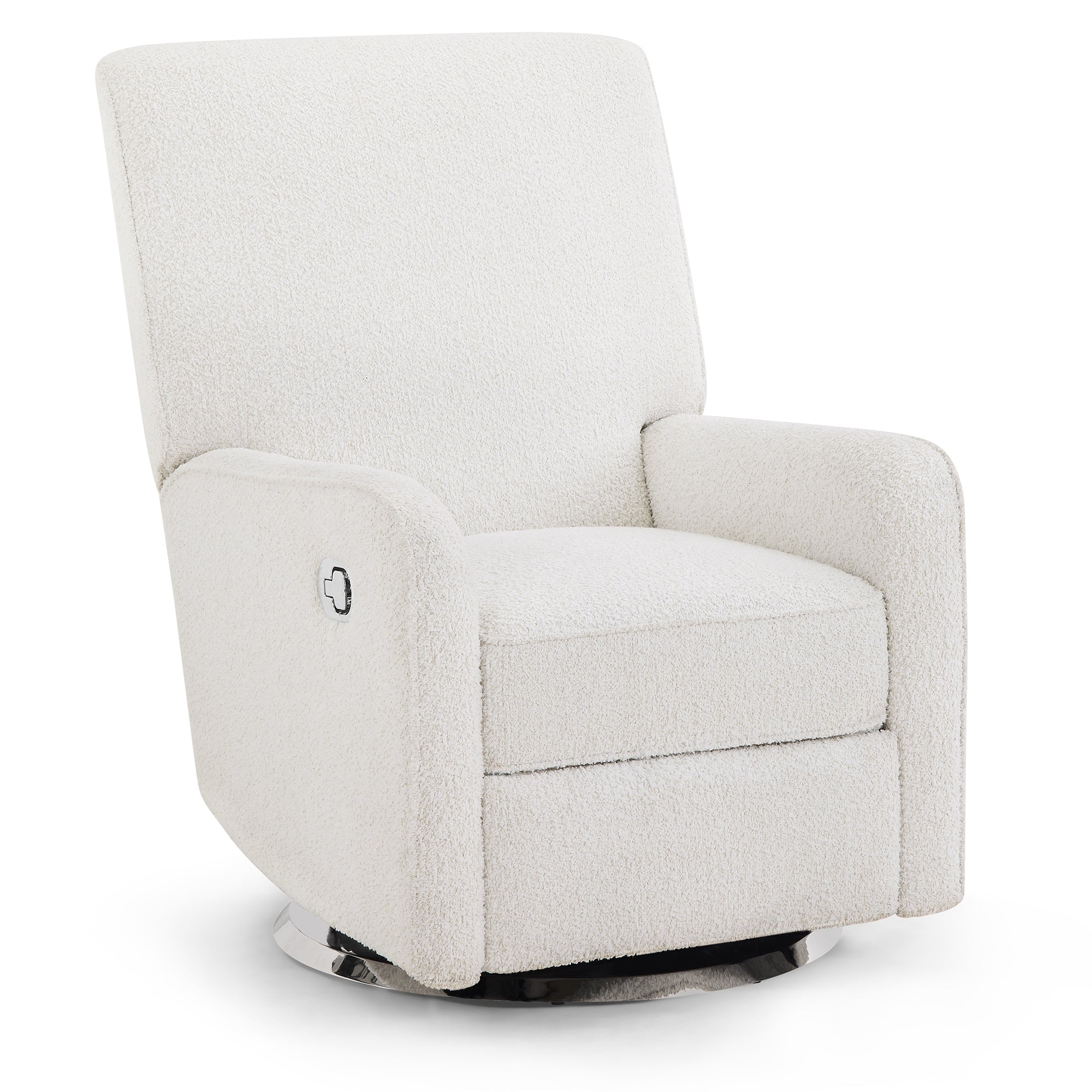 Nest Nursery Swivel Recliner Chair - 360° Rotating Glider Rocker with Lumbar Support for Nursing, Feeding & Relaxing - Perfect for Baby Nursery, Breastfeeding & Nursery Decor