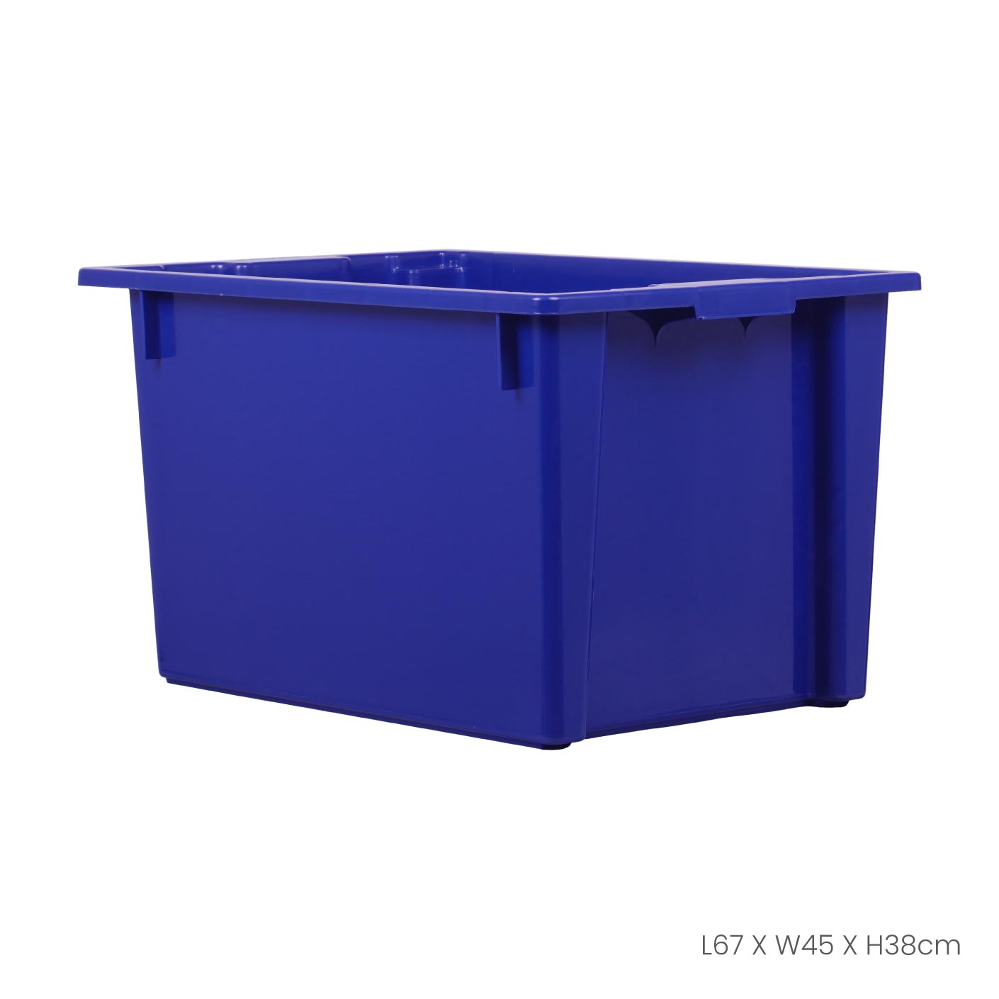 Heavy Duty Industrial Storage Container | Large Durable Plastic Bins for Warehouse Organization | Perfect for Factory, Garage & Workshop Storage Solutions