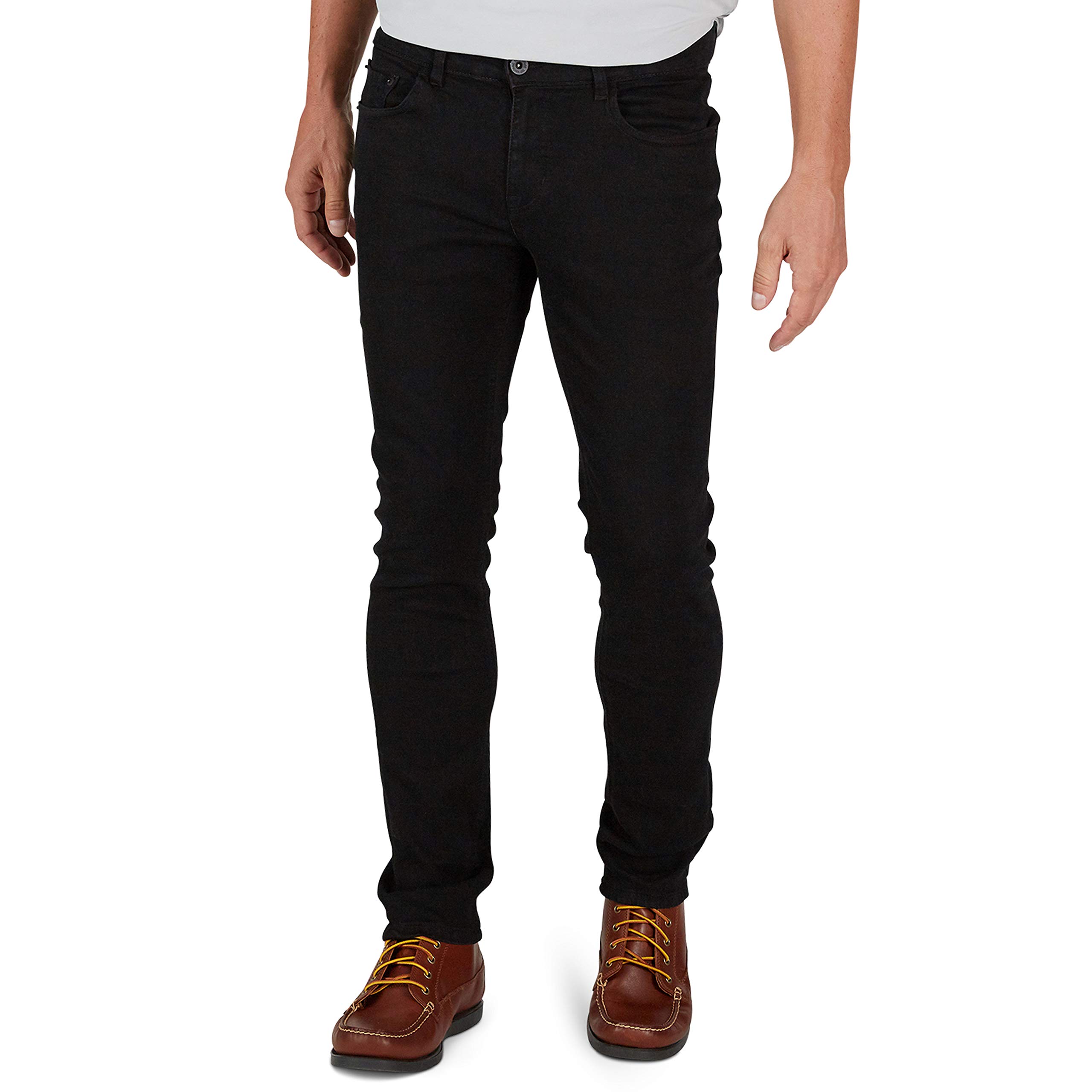 Vintage Weatherproof Men's Jeans - Super Soft Stretch Denim Pants in Blue & Black | Slim Fit Comfort for Outdoor Work, Casual Wear & Everyday Style