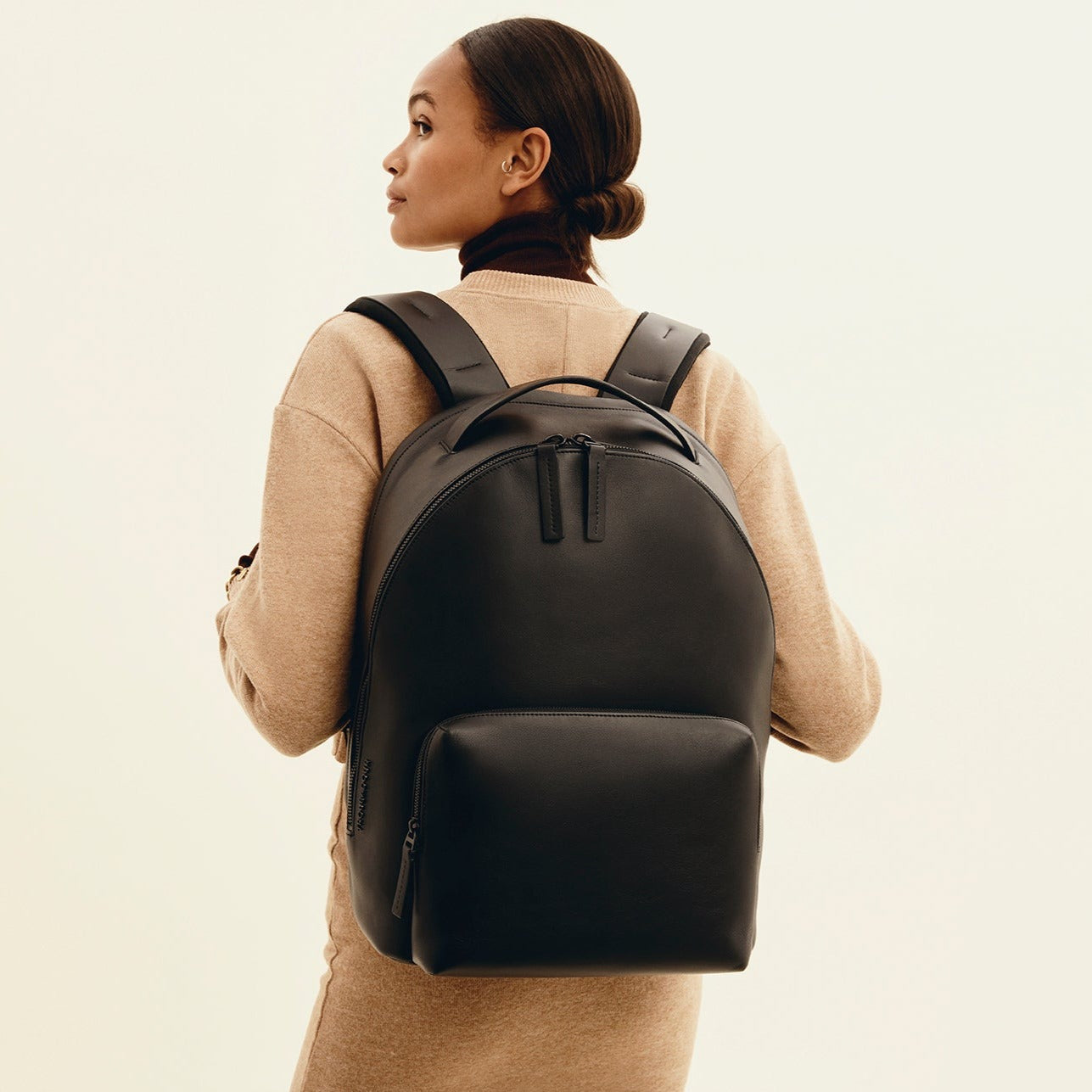 Premium Genuine Leather Backpack for Men & Women - Durable Travel Laptop Bag for Work, School & Outdoor Adventures