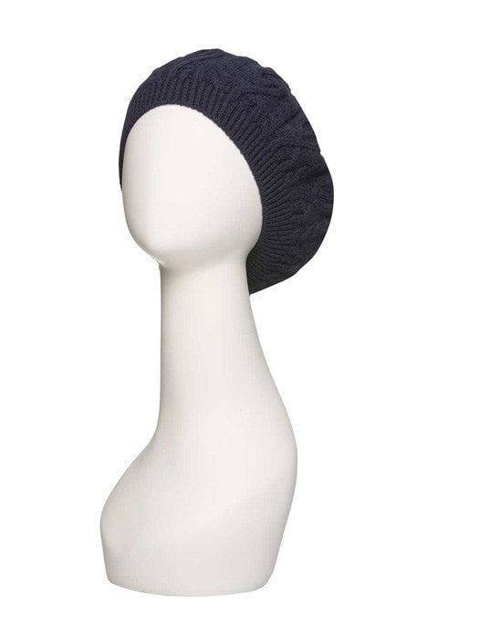 Chunky Cable Knit Beret Hat for Women - Soft Wool Winter Beanie with Classic Knit Pattern | Perfect for Cold Weather, Outdoor Activities & Fashion Accessories
