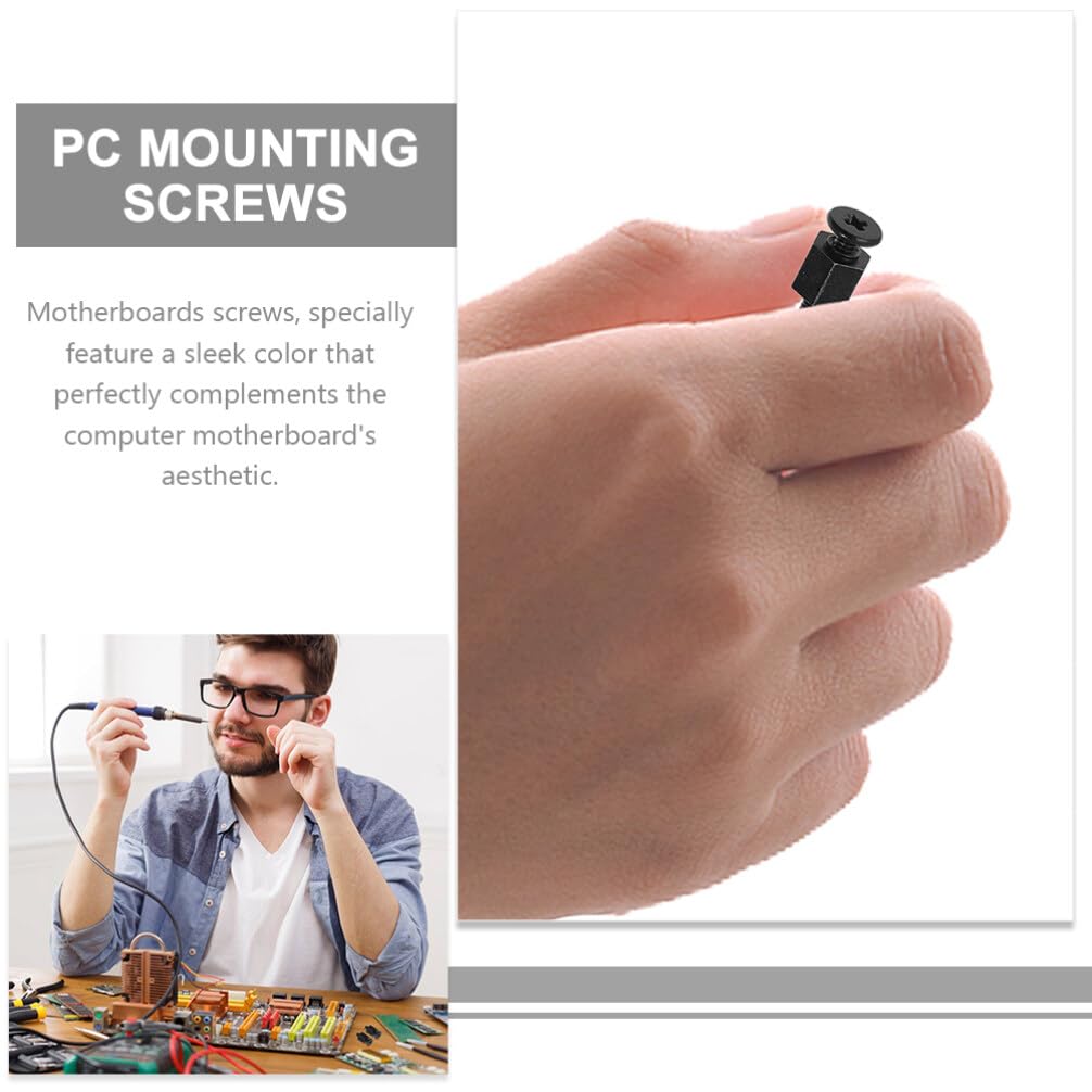 UKCOCO 8pcs Laptop Motherboard Screws Kit - Hex Head Mounting Screws for Laptop, SSD, and Computer Shell Assembly - Ideal for DIY Repairs and Upgrades