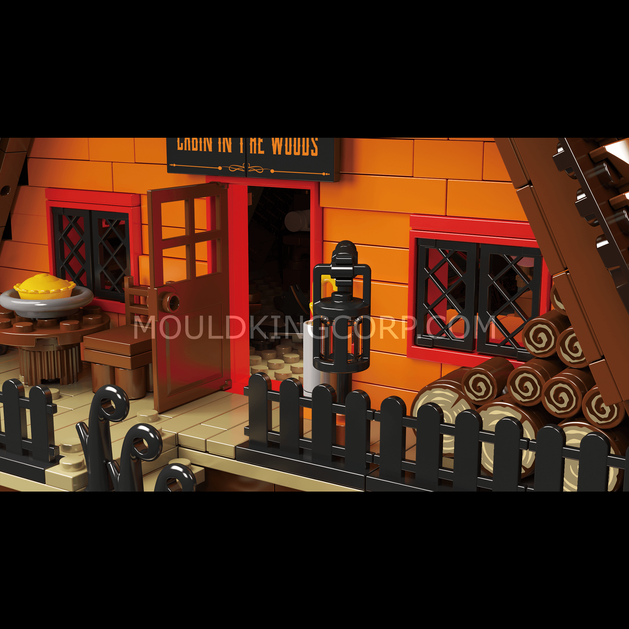 Mould King 16053 Cabin in The Woods Building Blocks Set - 3,398 Pieces DIY Model Kit for Adults & Teens | Creative Gift for Christmas, Birthday | Home Decor & Collectible Display