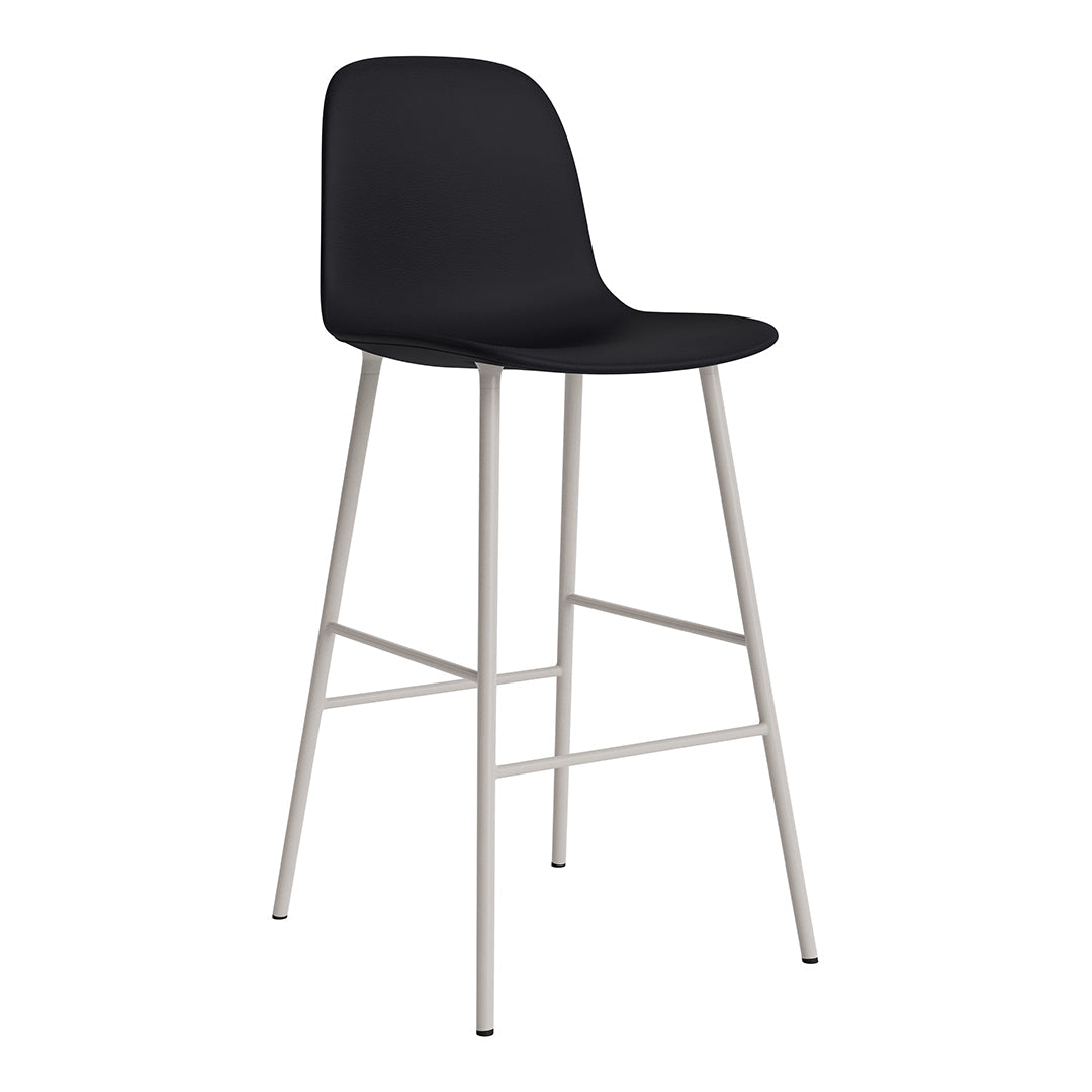 Modern Form Bar Chair - Fully Upholstered Counter Stool with Comfortable Seat - Perfect for Kitchen Islands, Breakfast Bars & Home Bars