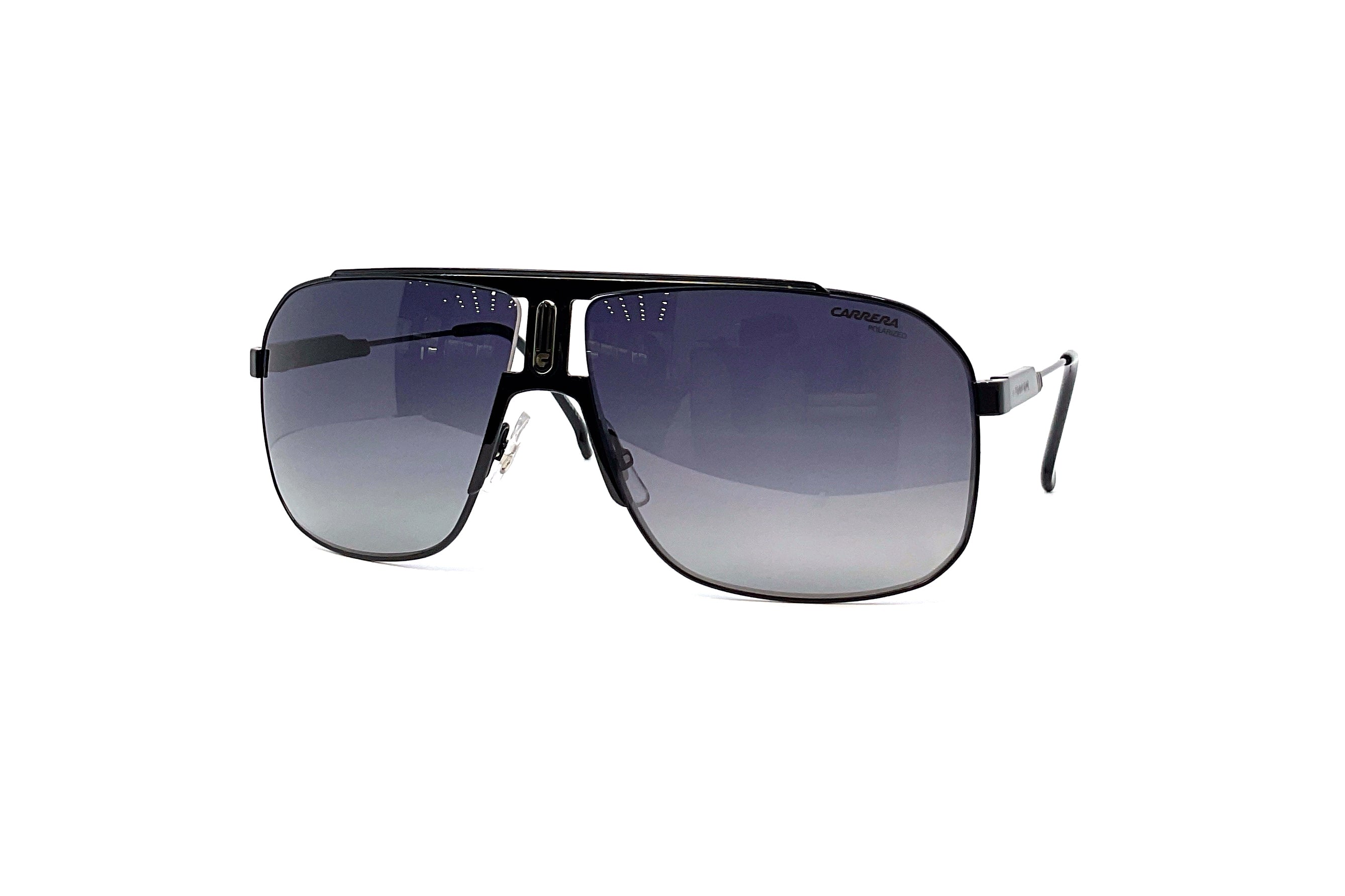Carrera 1043/S Black Sunglasses - Polarized UV Protection for Men & Women - Perfect for Driving, Running, and Outdoor Activities