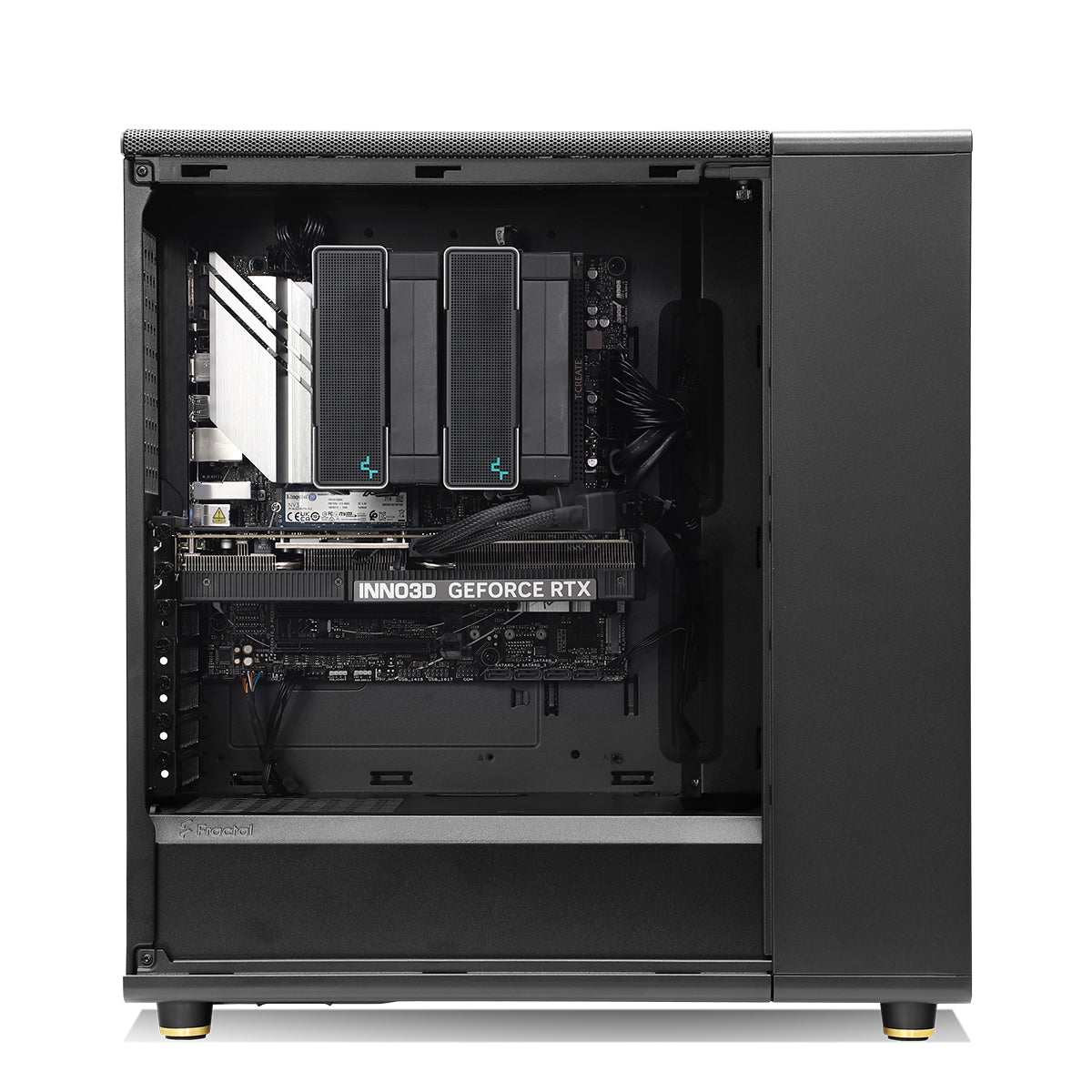 Chinkapin SWIFT RTX 5070 Ryzen 7 9700X Gaming Desktop Computer - High Performance Black Gaming PC for 4K Gaming, VR & Streaming